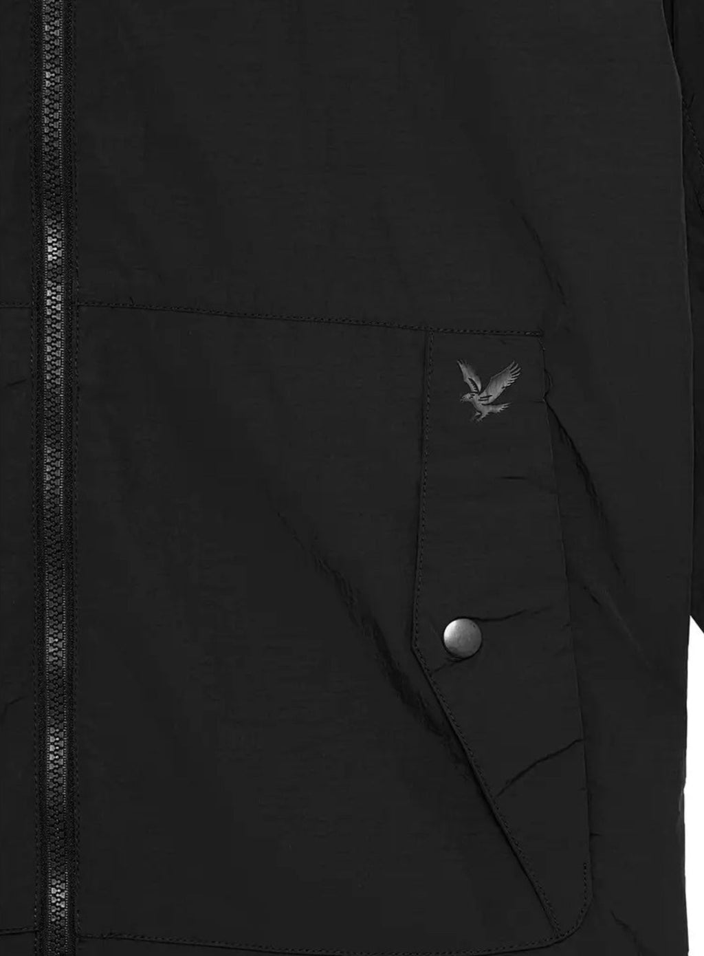 LYLE & SCOTT Water Resistant Packaway Jacket Black Ice