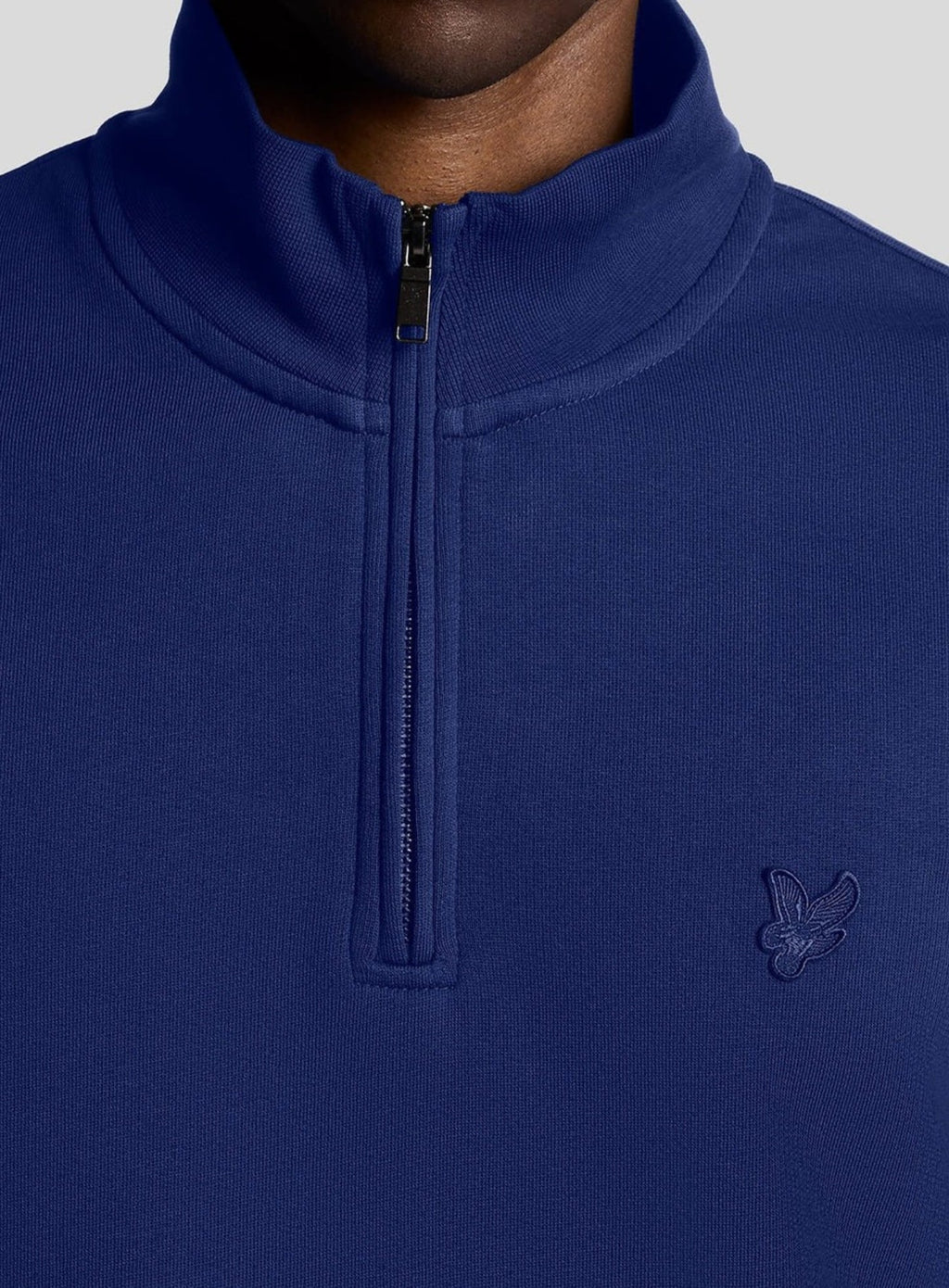 LYLE & SCOTT Superfine Quarter Zip Sweatshirt Blueprint