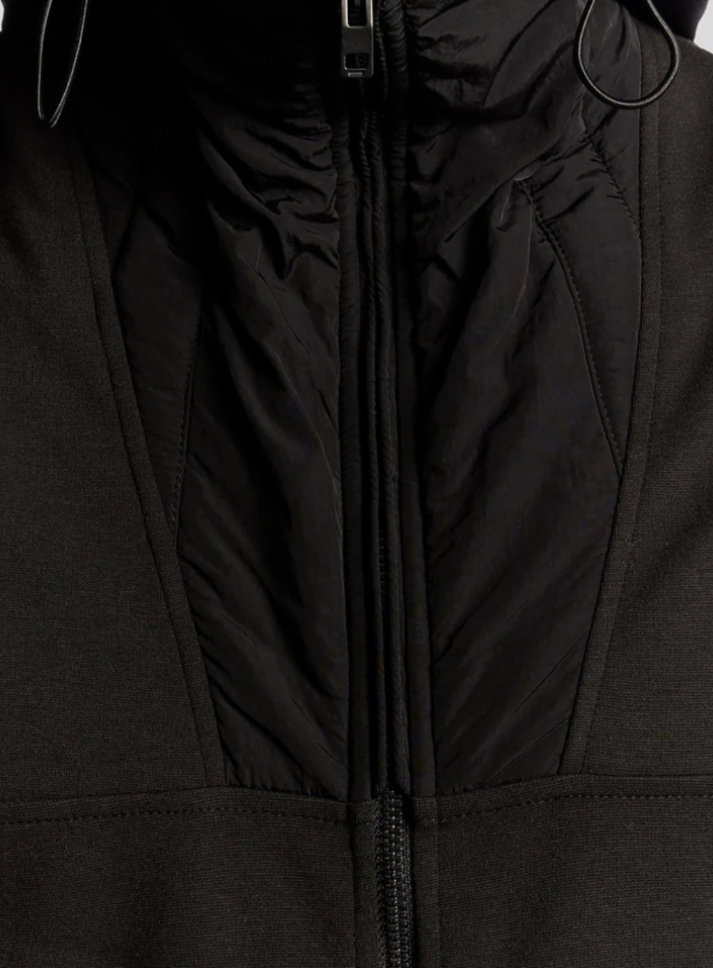 LYLE & SCOTT Panelled Hybrid Jacket Black Ice