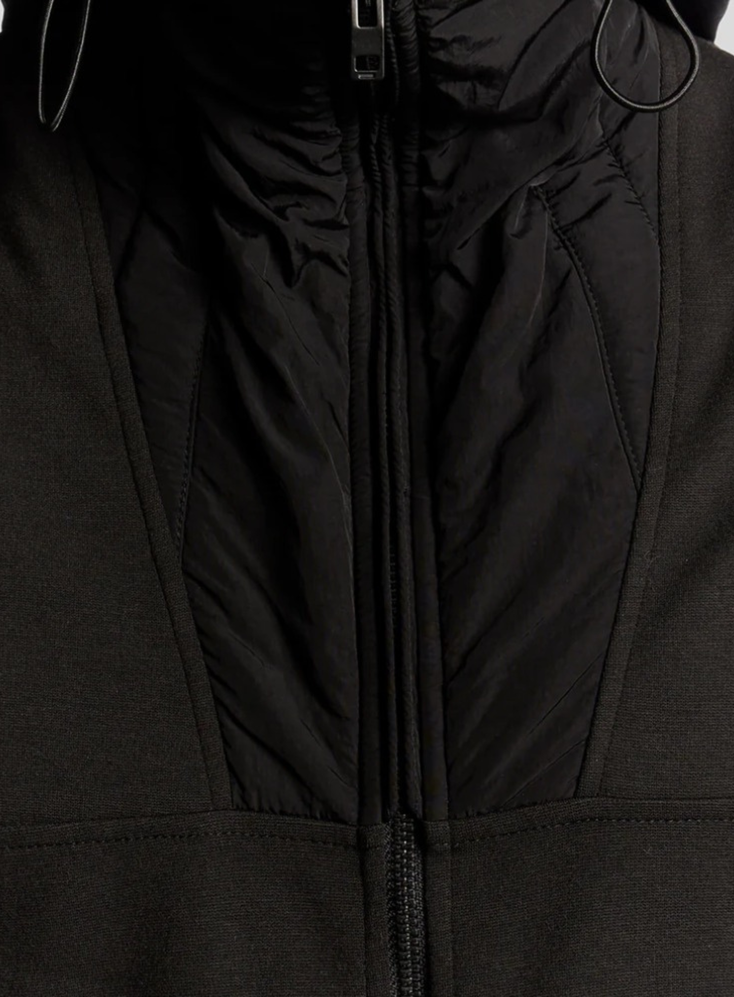 LYLE & SCOTT Panelled Hybrid Jacket Black Ice