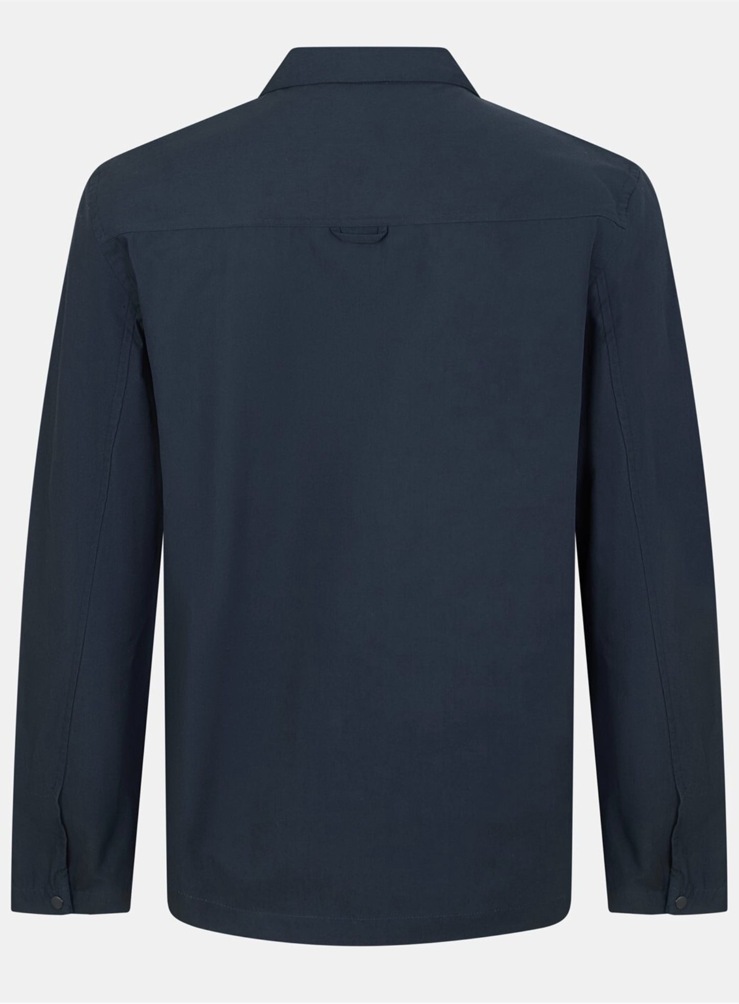 LYLE & SCOTT Cotton Long Sleeve Zip Overshirt Dark Navy