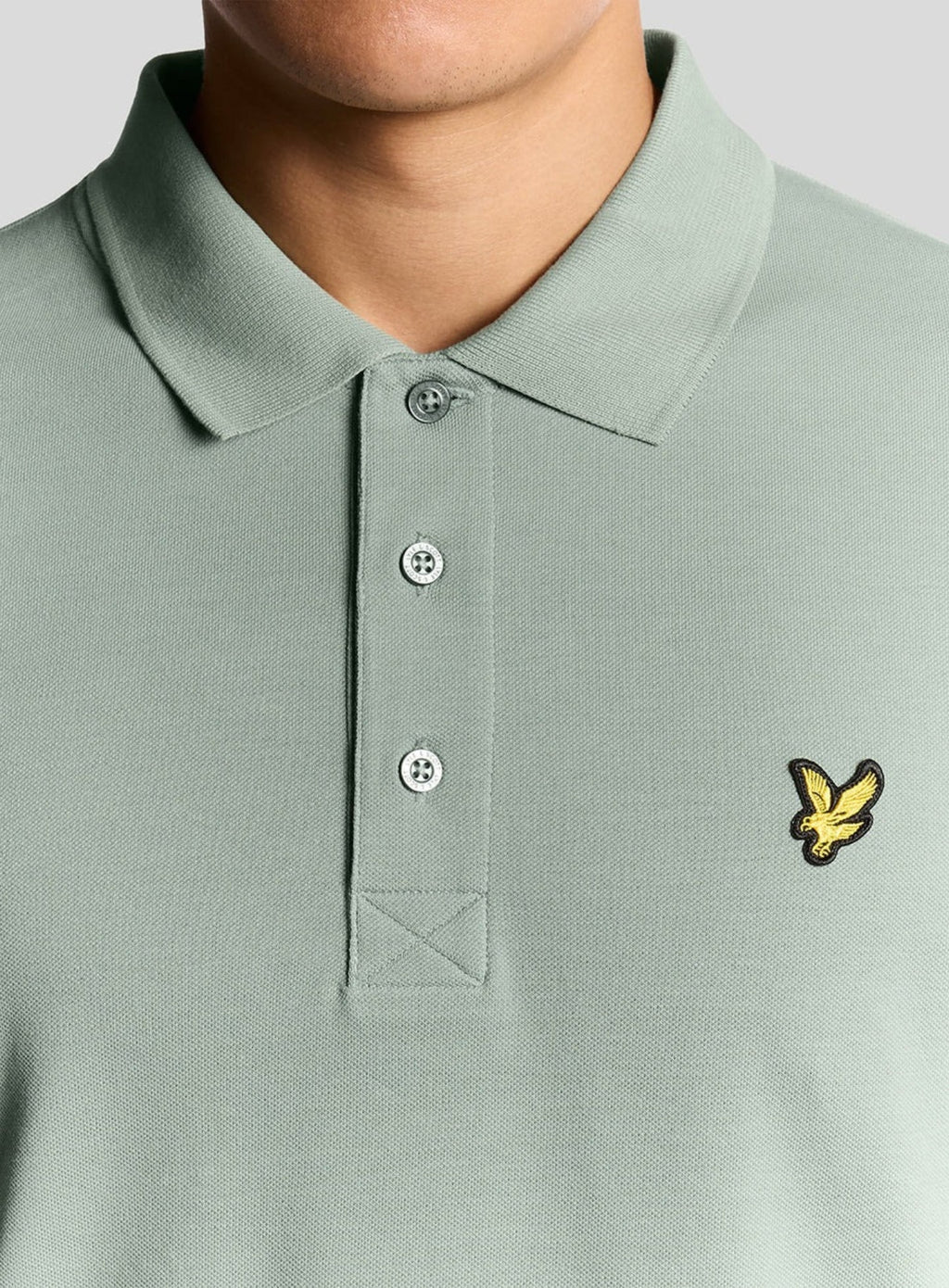 LYLE & SCOTT Plain Polo Shirt Cold Mint