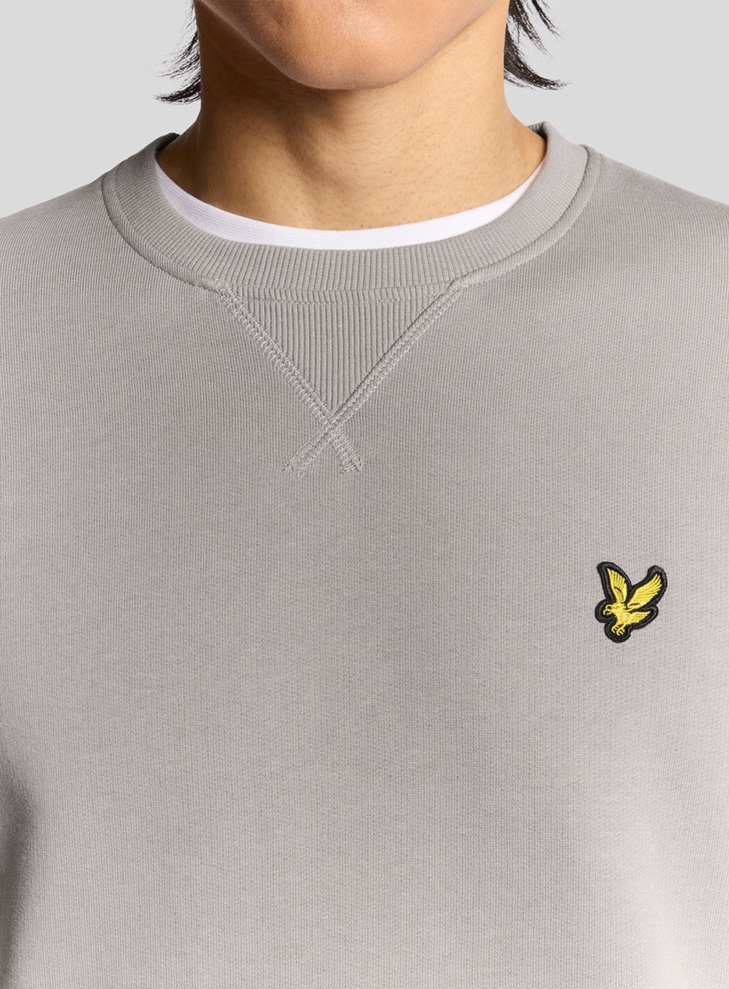 LYLE & SCOTT Crew Neck Sweatshirt Gull Grey