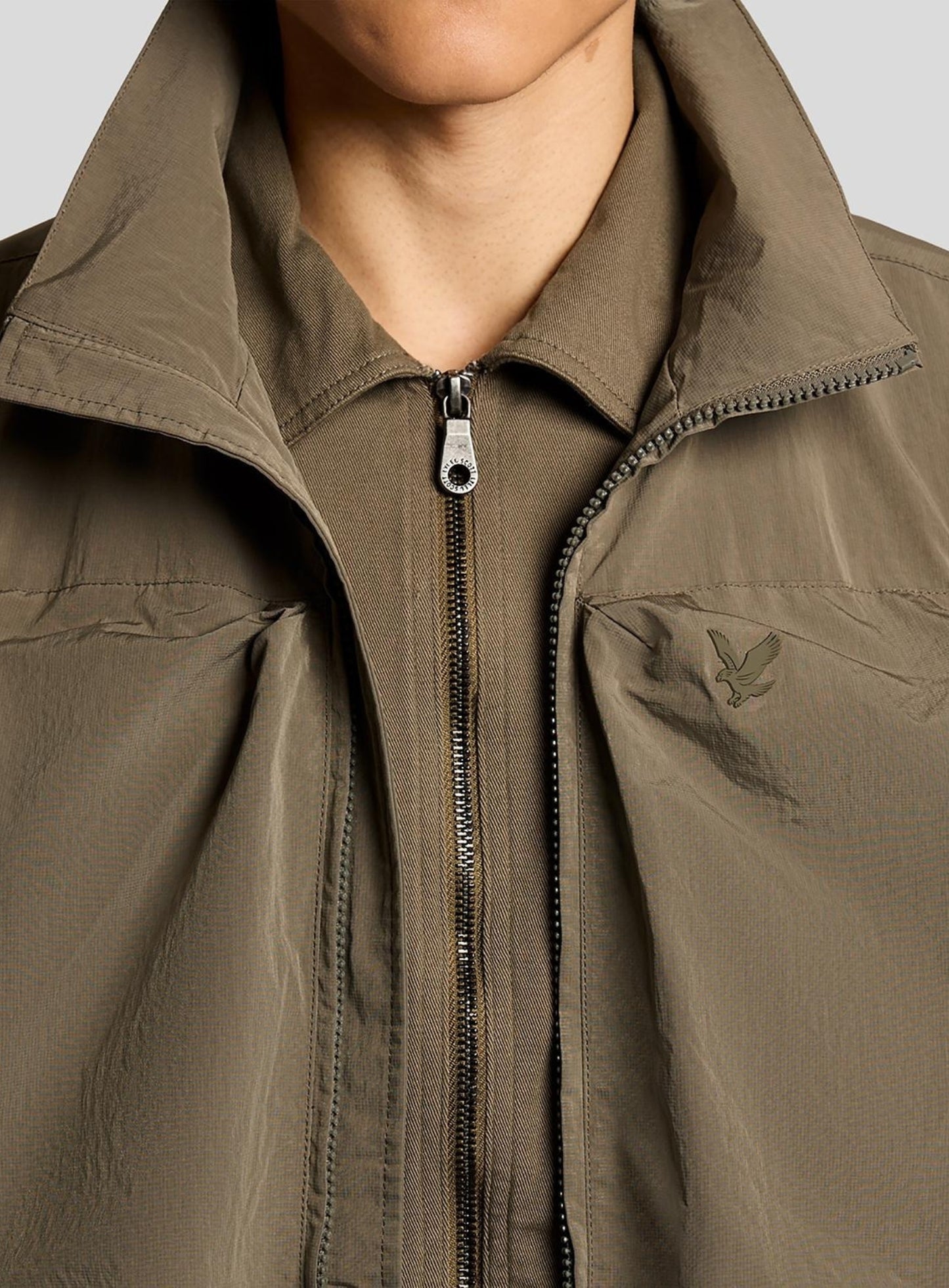 LYLE & SCOTT Lightweight Ripstop Gilet Khaki Ash