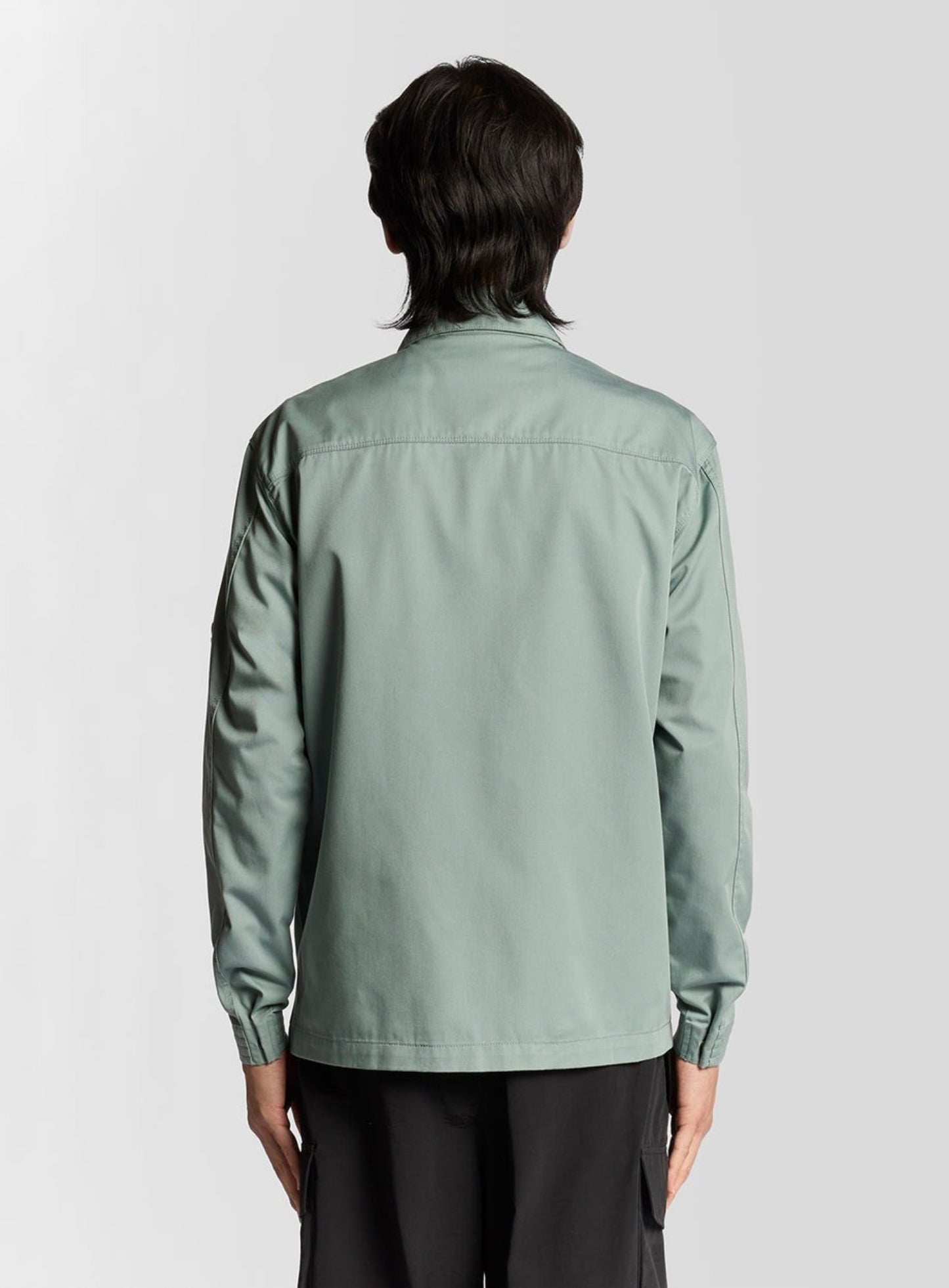 LYLE & SCOTT Multi Pocket Full Zip Overshirt Cold Mint