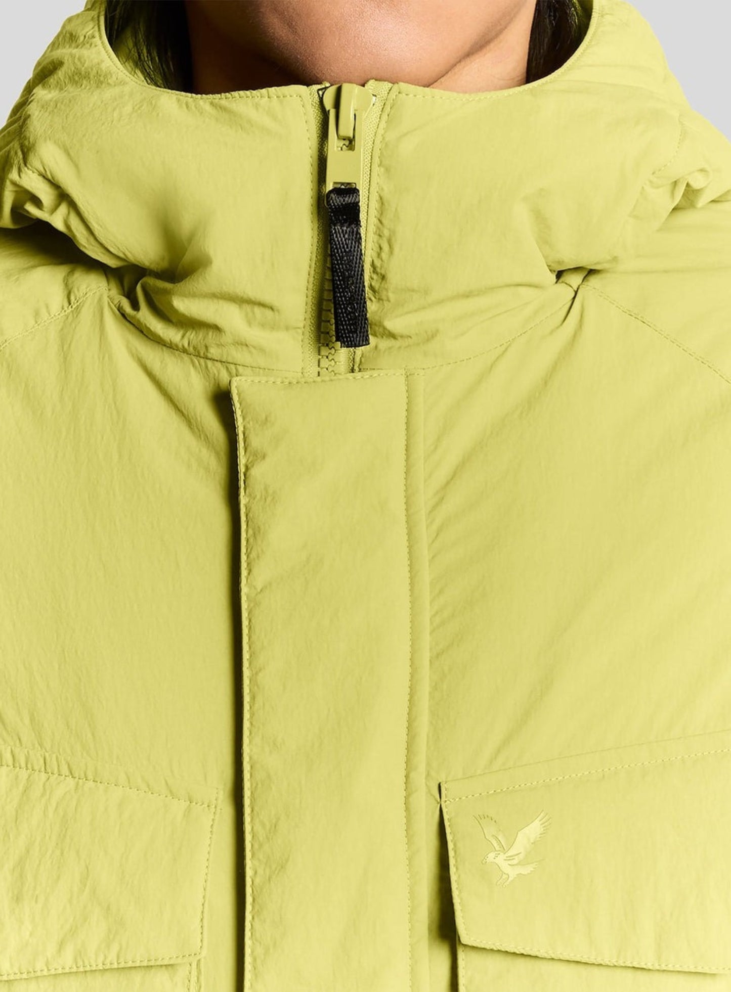 LYLE & SCOTT Military Inspired Insulated Parka Pale Willow