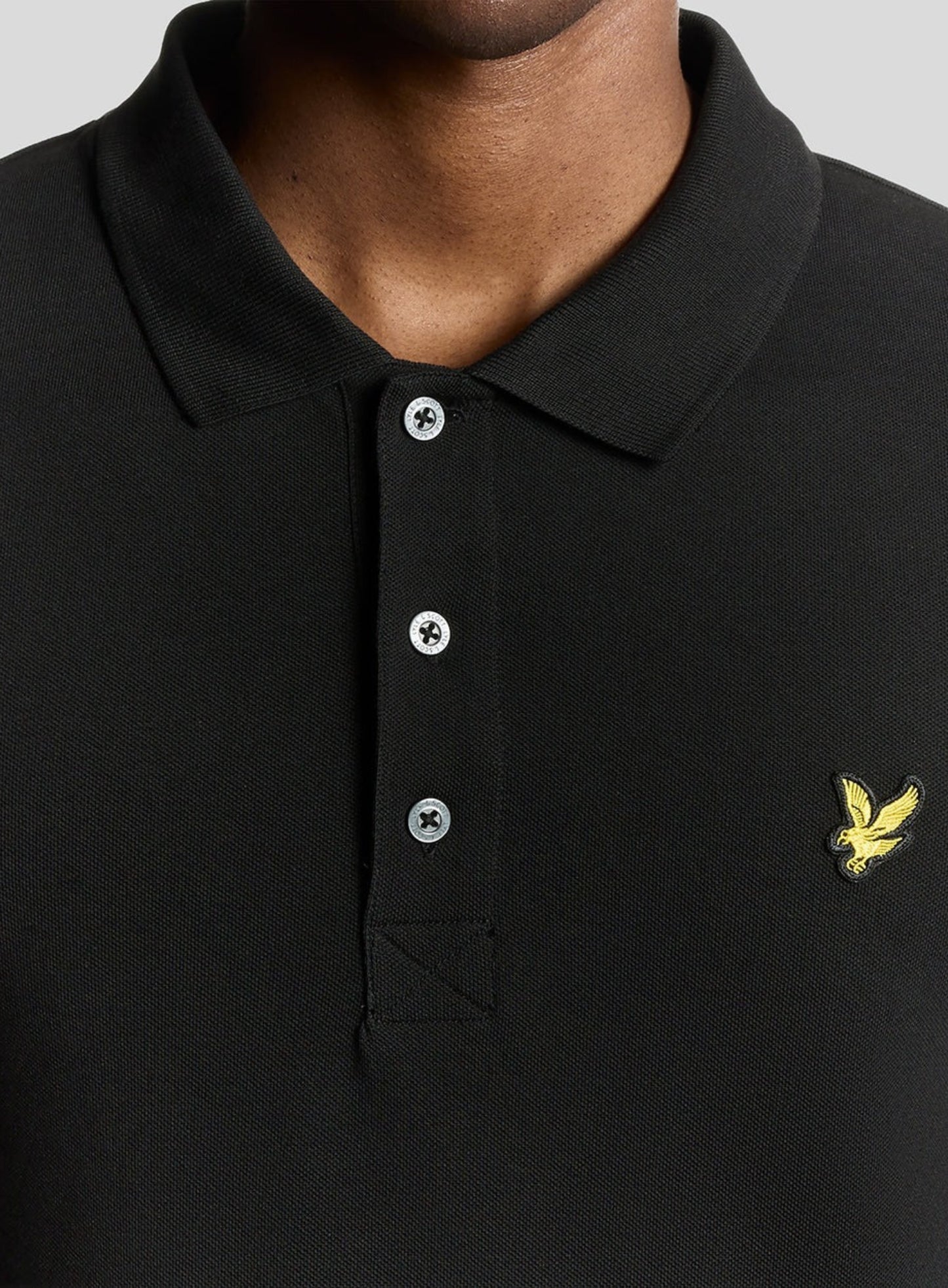LYLE & SCOTT LS Polo Shirt Jet Black