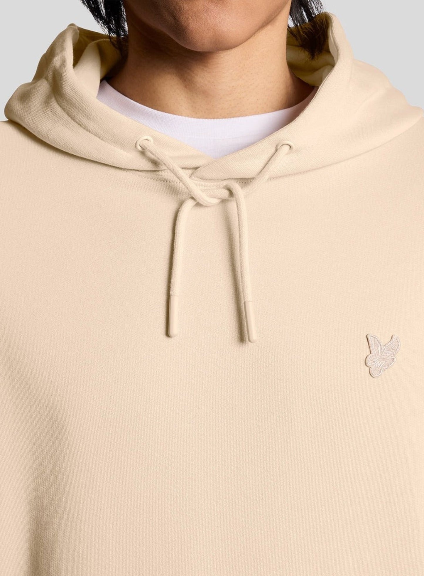 LYLE & SCOTT Superfine Cotton Loopback Hoodie Pink Tint