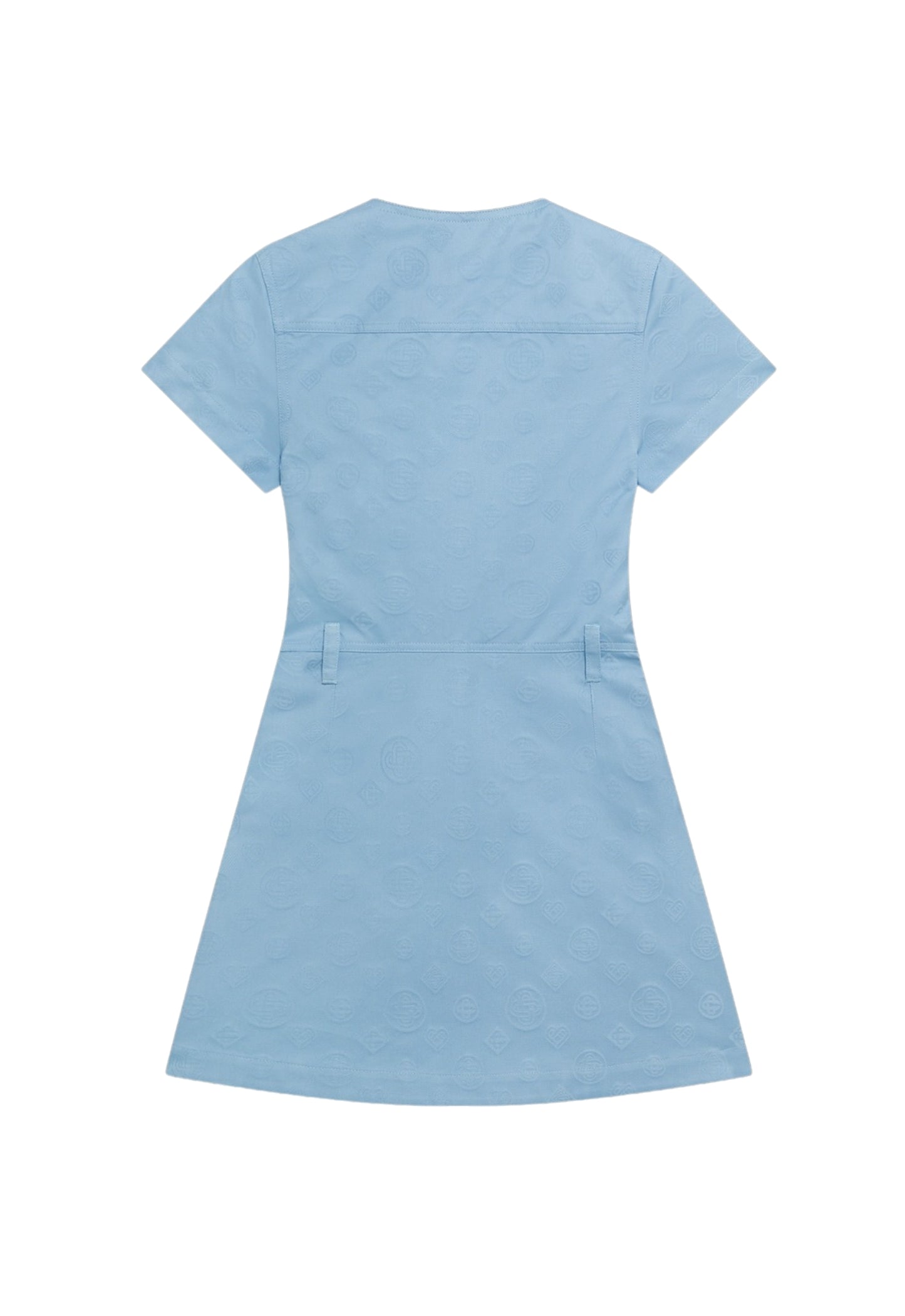 CASABLANCA WOMEN Monogram Dress Blue