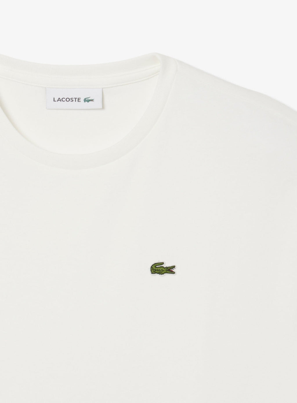 LACOSTE WOMEN Oversized Cotton T-Shirt Dress White