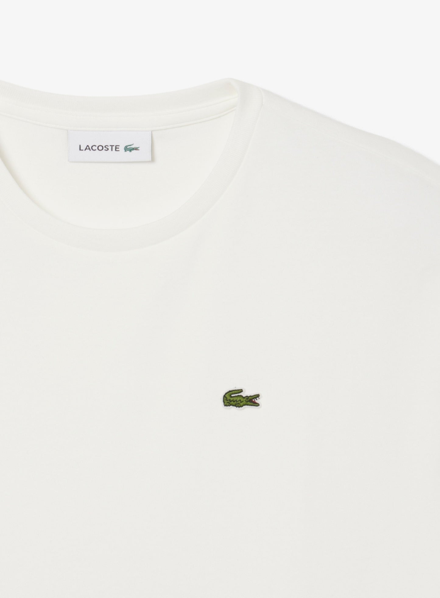 LACOSTE WOMEN Oversized Cotton T-Shirt Dress White