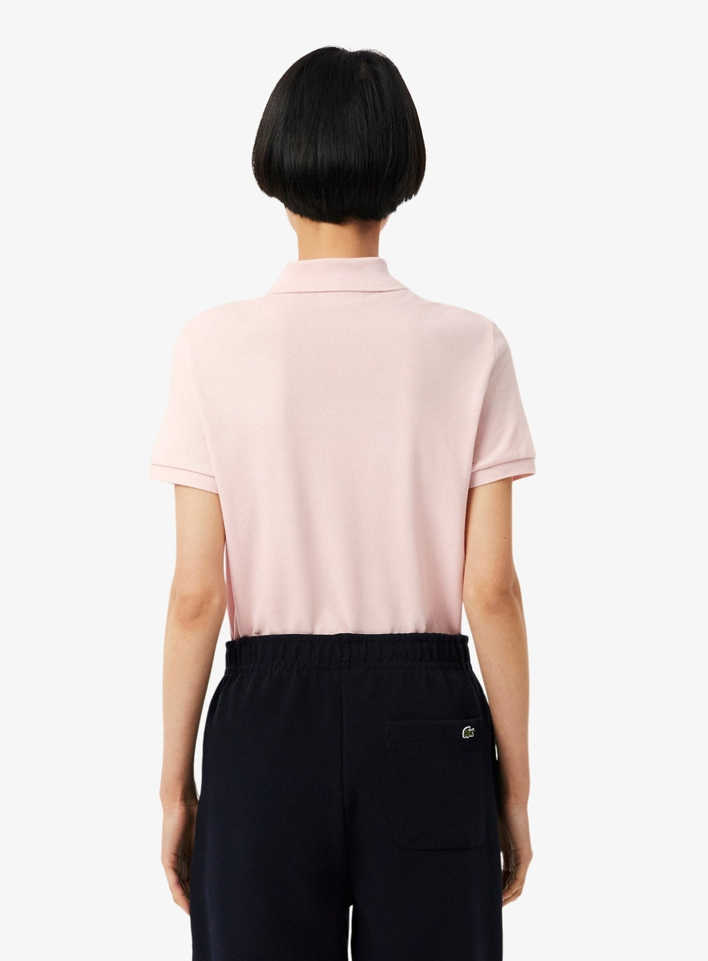 LACOSTE WOMEN Regular Fit Supple Petit Piqué Polo Shirt Light Pink