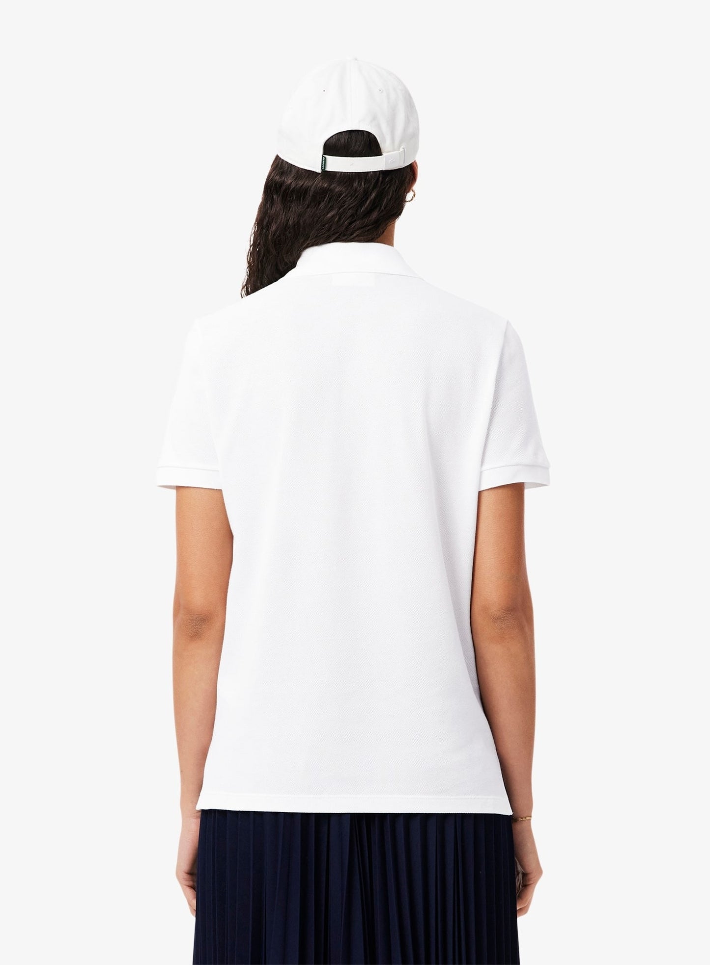 LACOSTE WOMEN Regular Fit Supple Petit Piqué Polo Shirt White