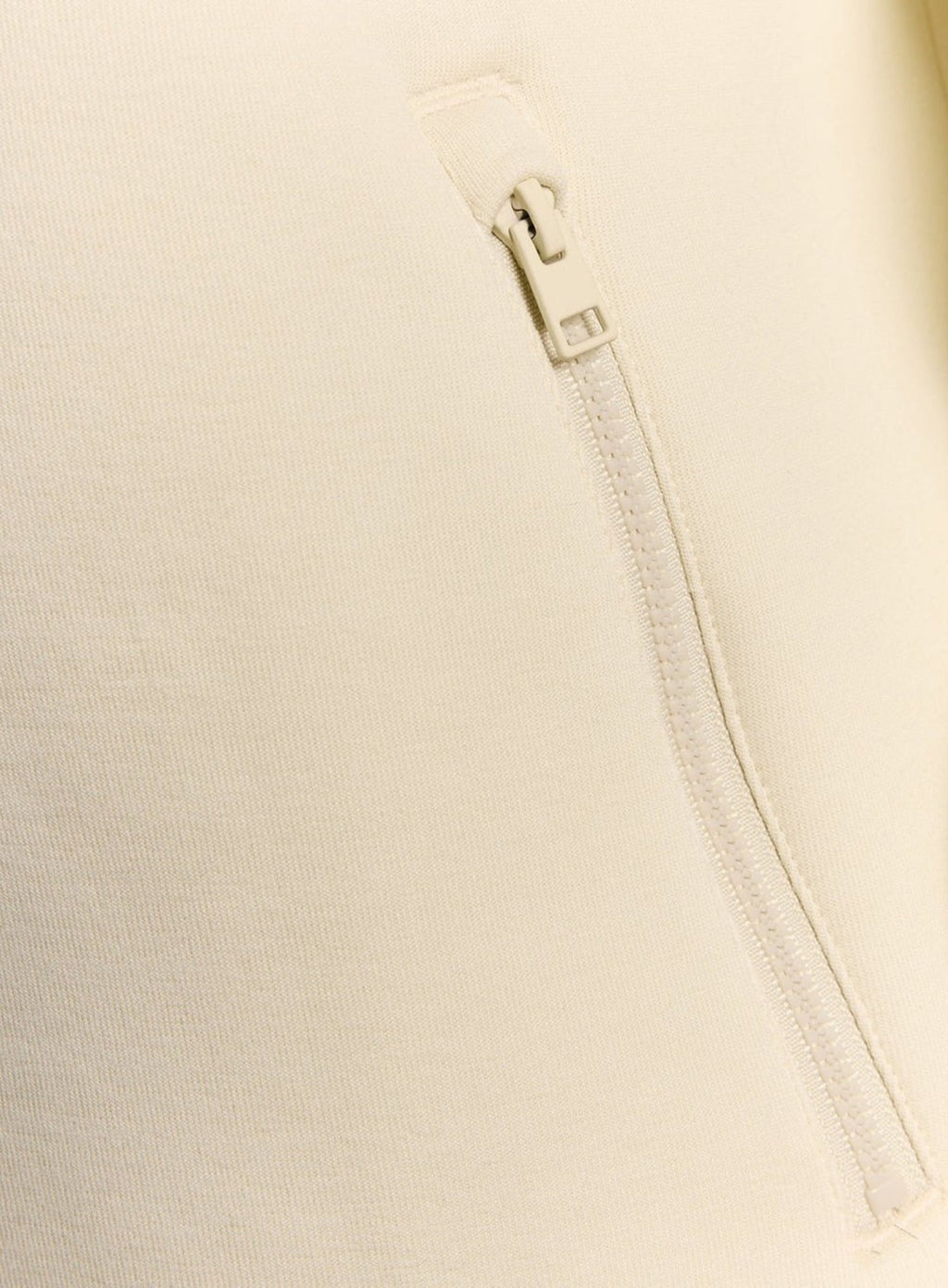 LYLE & SCOTT Neoprene Zip Through Hoodie Bleached Stone