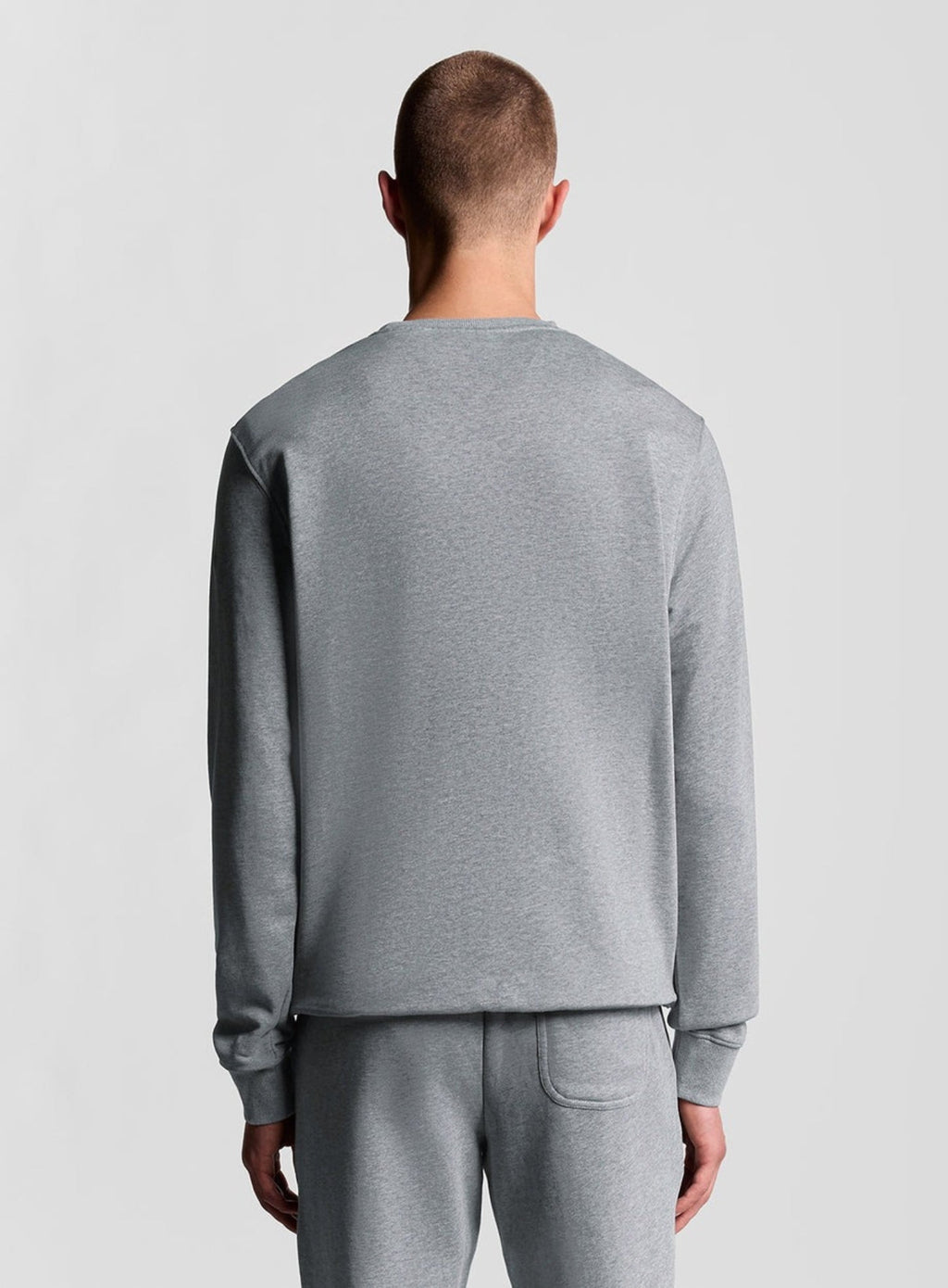 LYLE & SCOTT Crew Neck Sweatshirt Mid Grey Marl