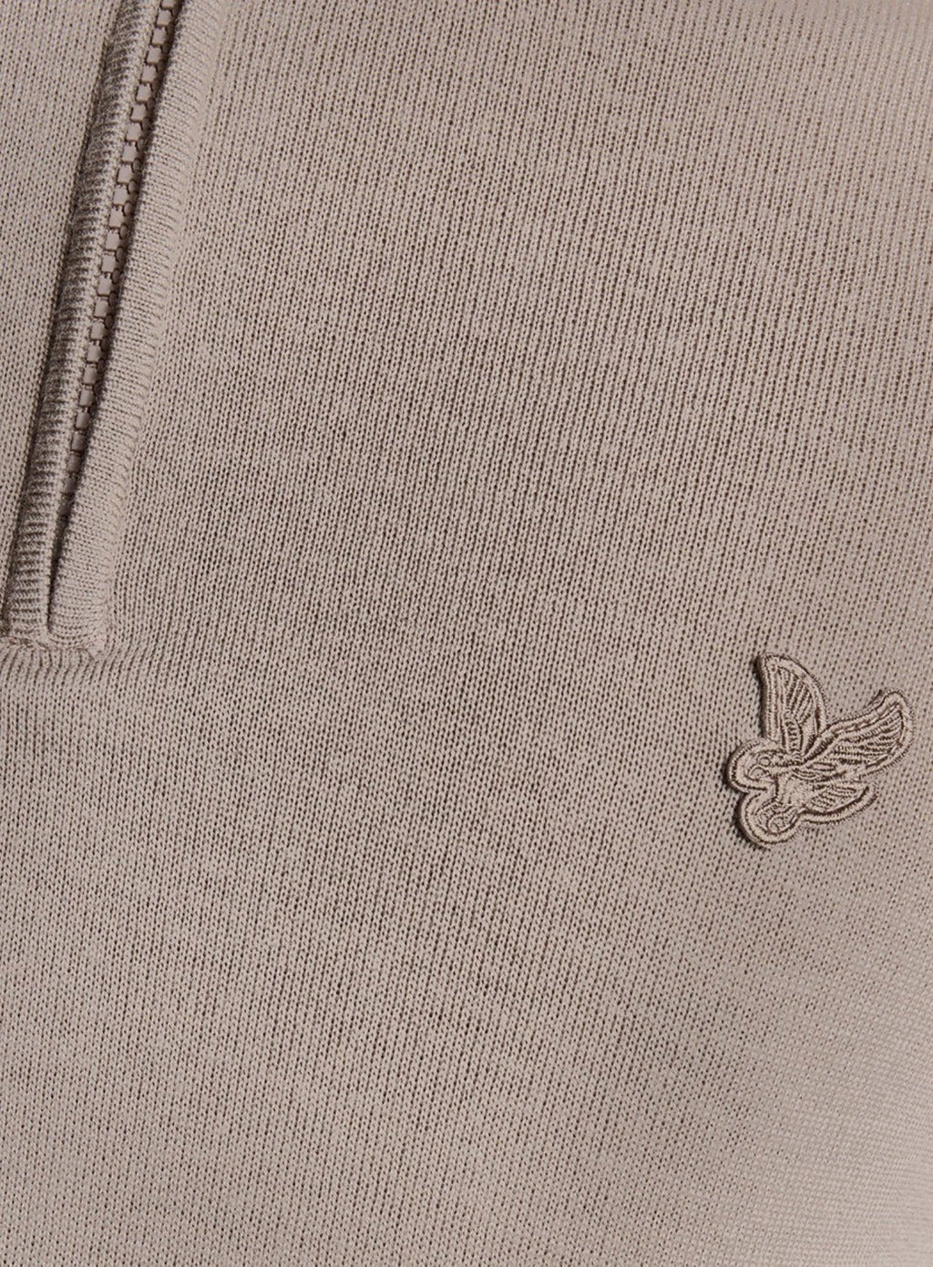 LYLE & SCOTT Merino Wool 1/4 Zip Jumper Cinder