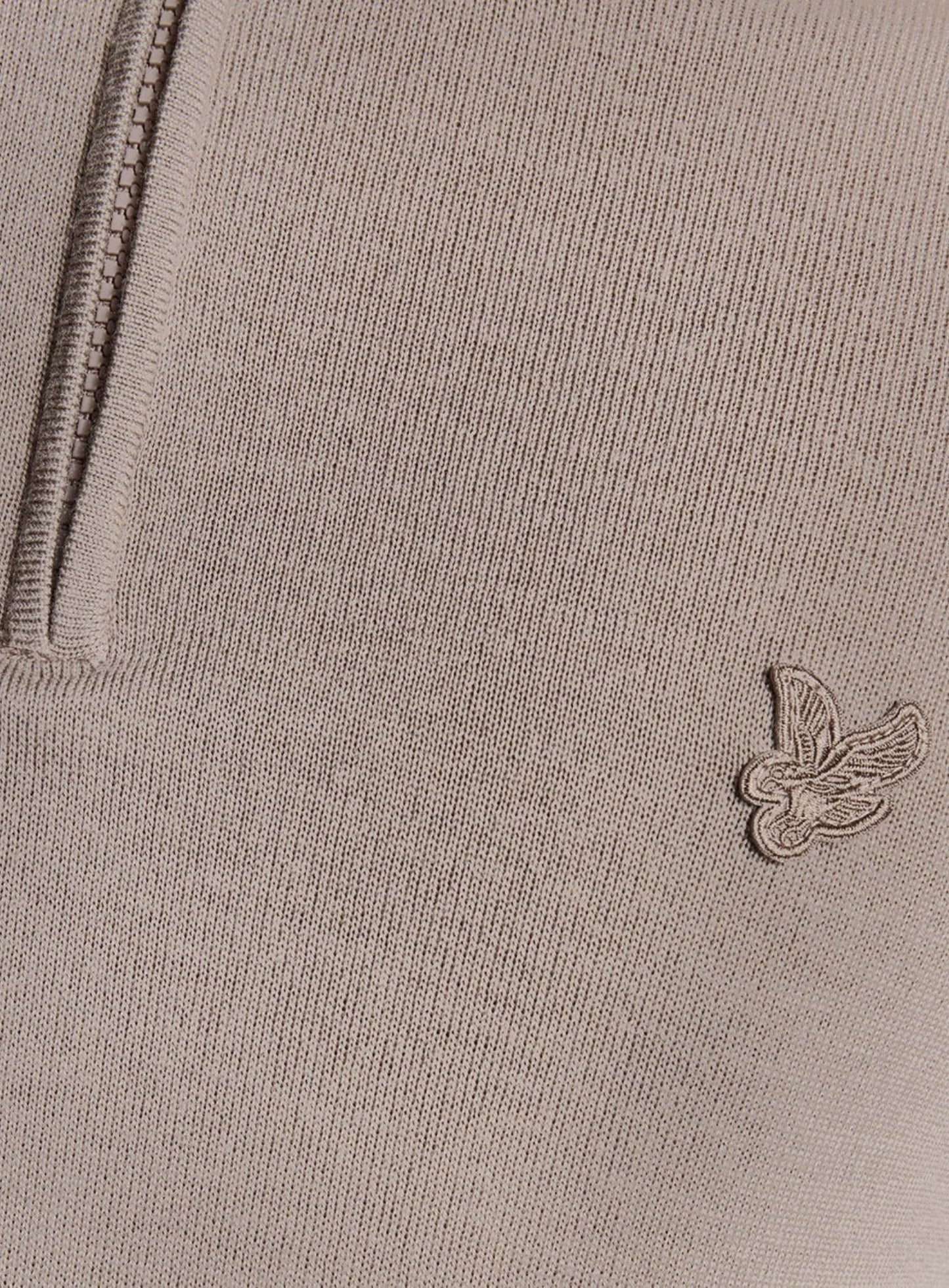 LYLE & SCOTT Merino Wool 1/4 Zip Jumper Cinder