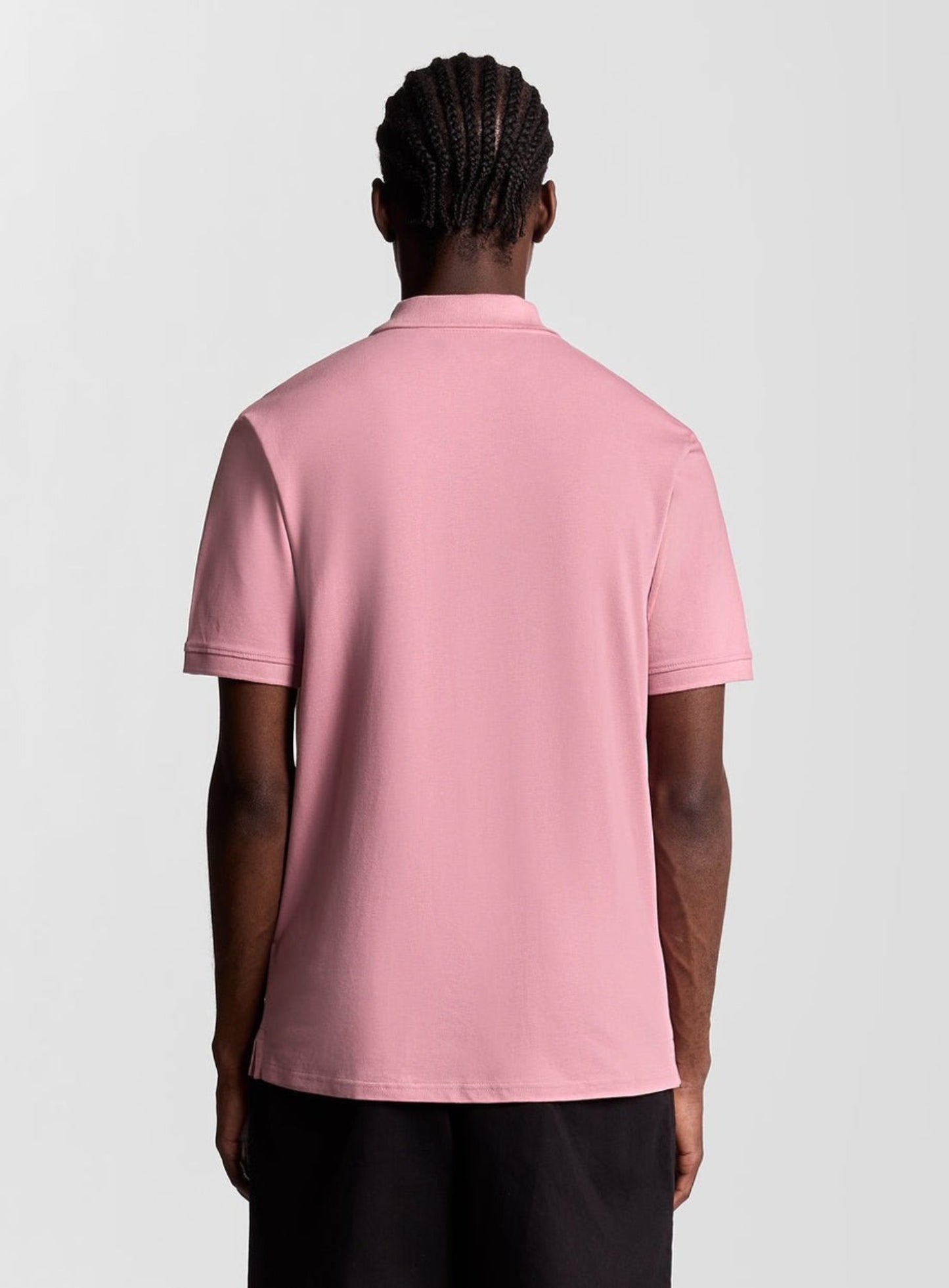 LYLE & SCOTT Plain Polo Shirt Garden Rose