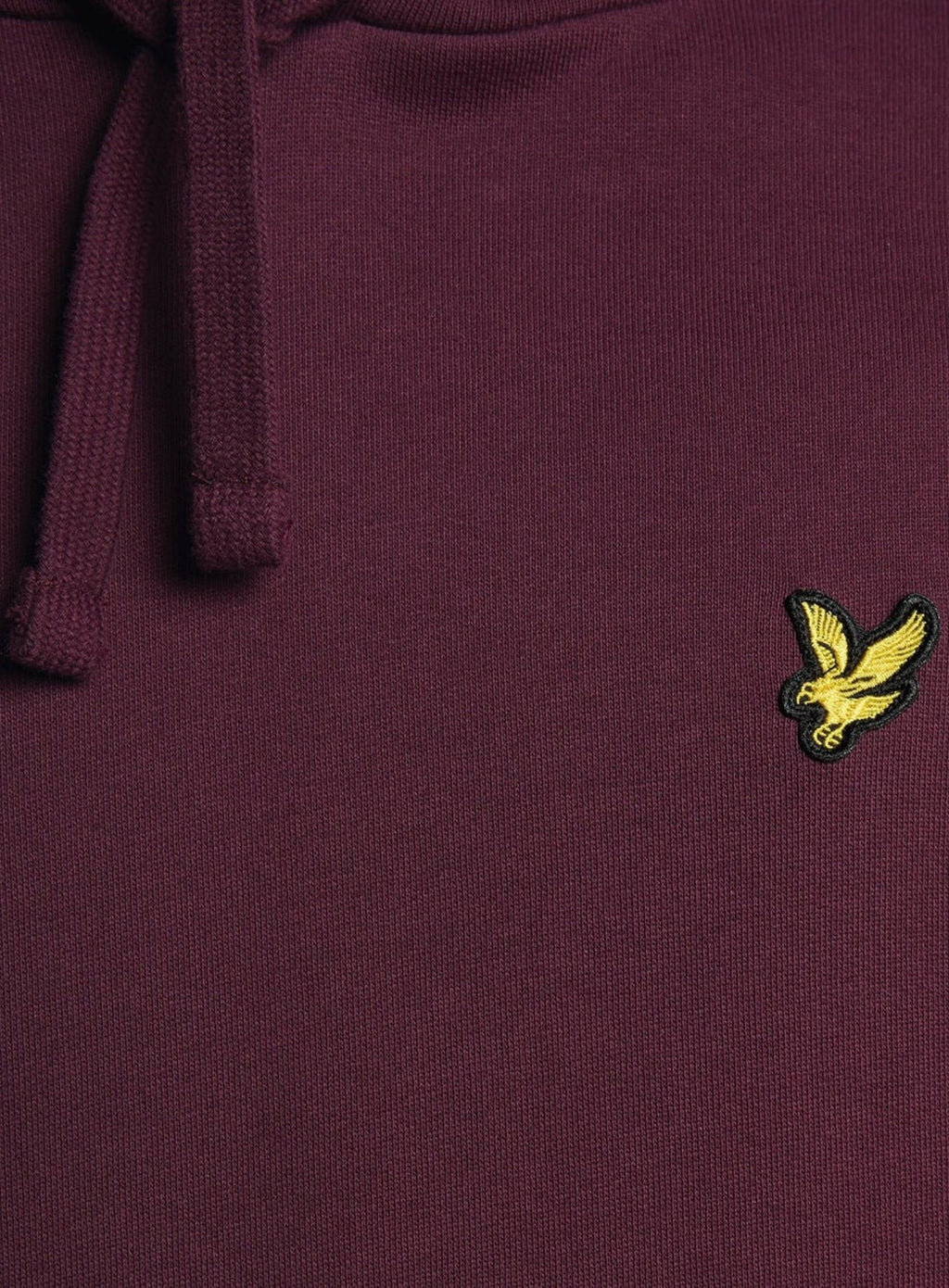 LYLE & SCOTT Loopback Cotton Hoodie Burgundy