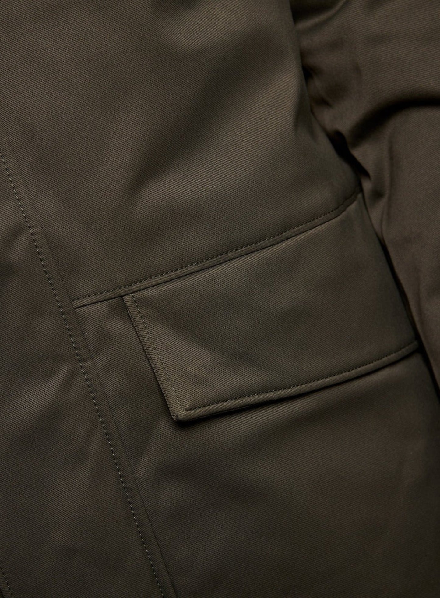 LYLE & SCOTT Padded Parka Jacket Olive