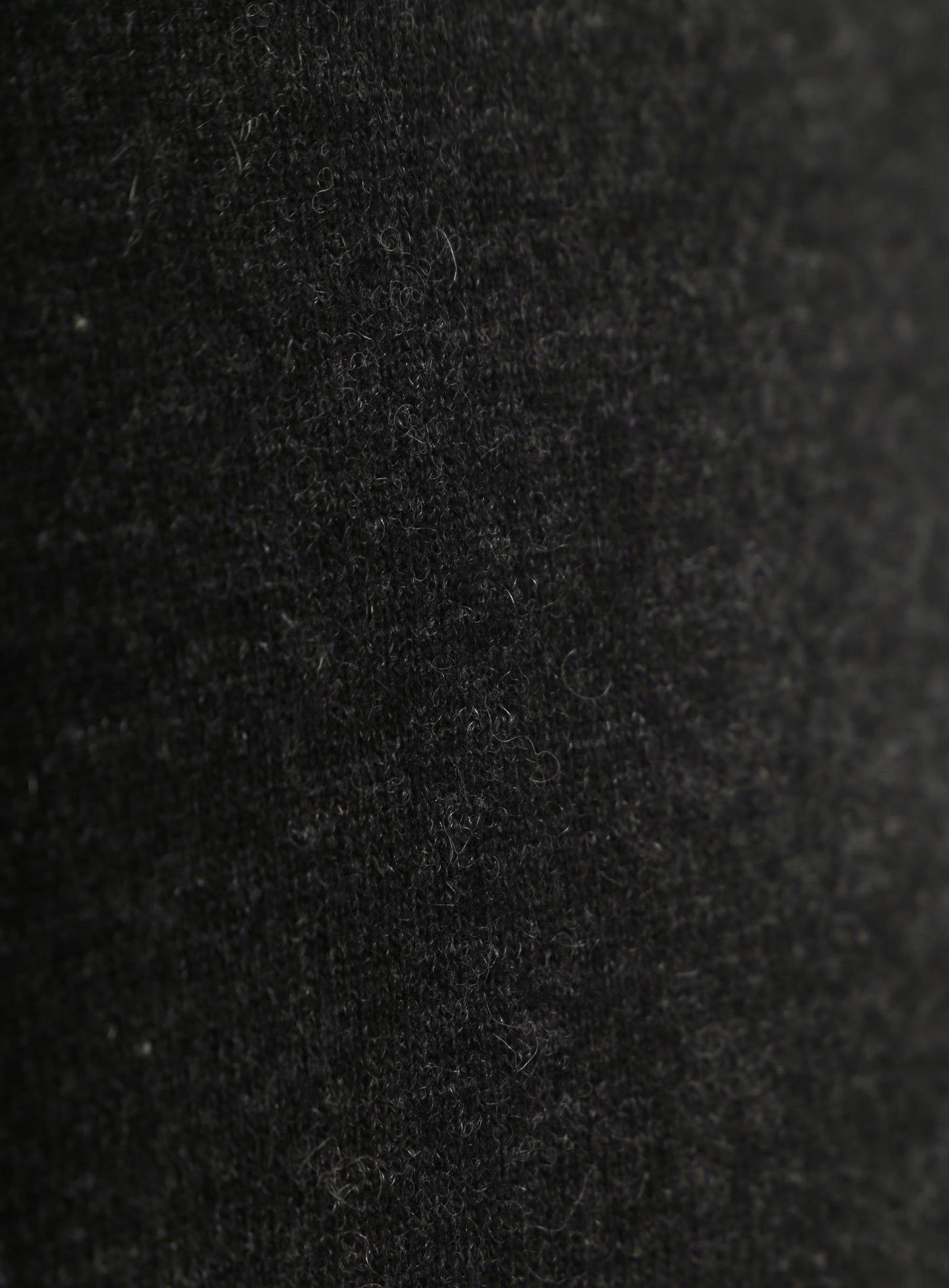 LYLE & SCOTT Lambswool Blend Crew Neck Jumper Jet Black Marl