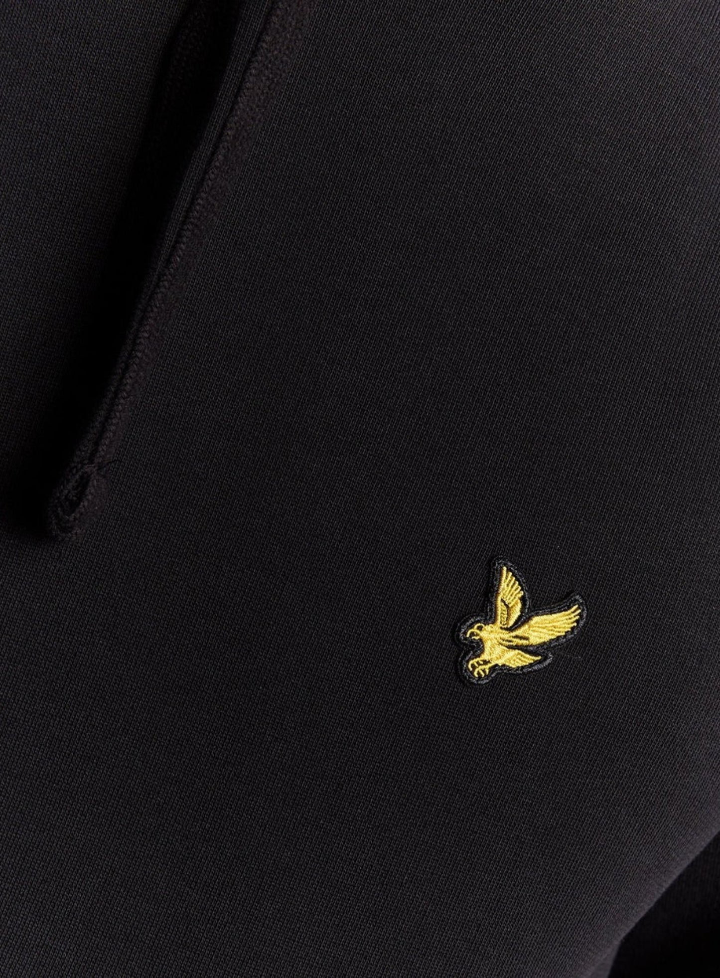 LYLE & SCOTT Loopback Cotton Hoodie Jet Black