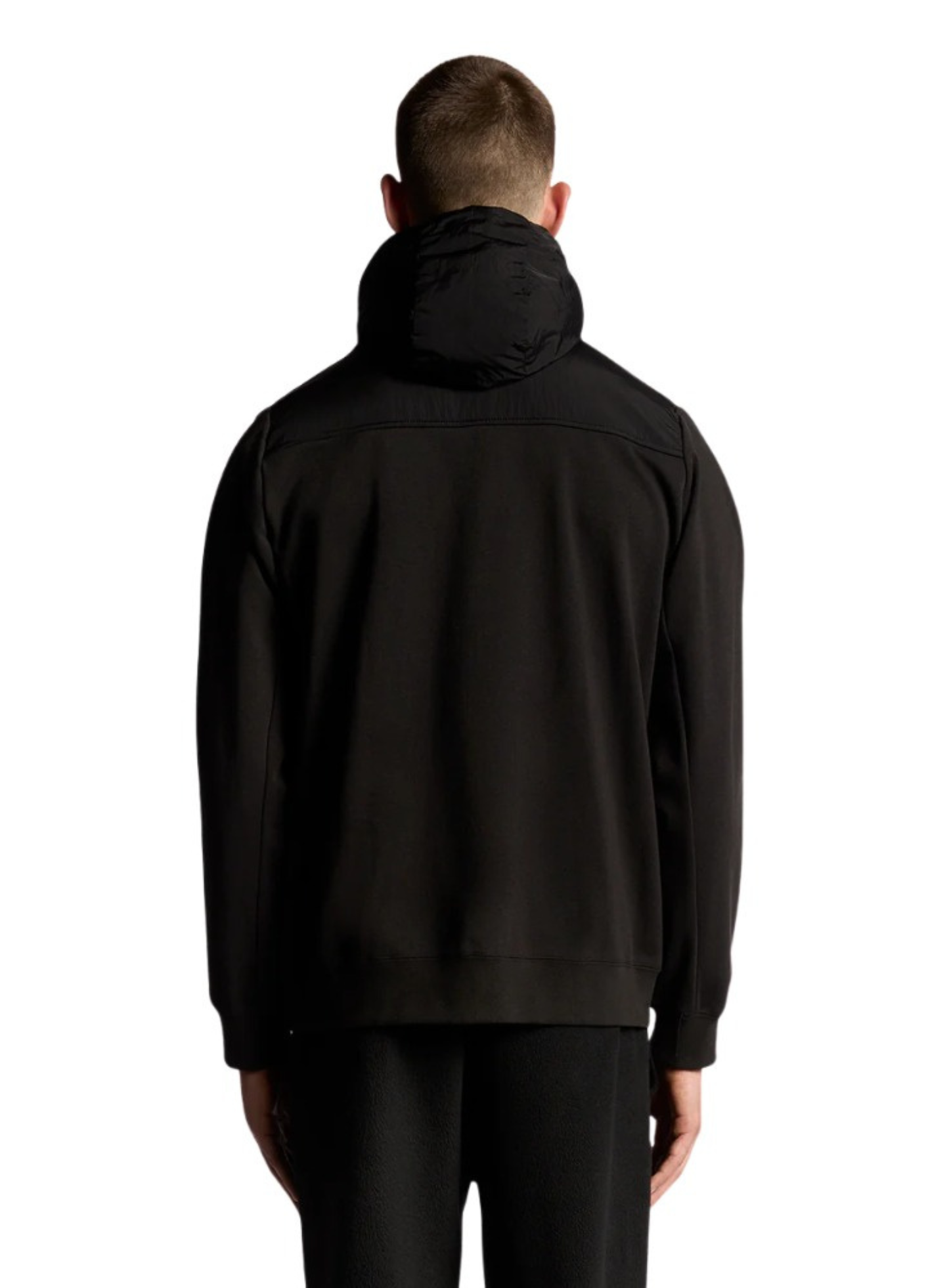 LYLE & SCOTT Panelled Hybrid Jacket Black Ice