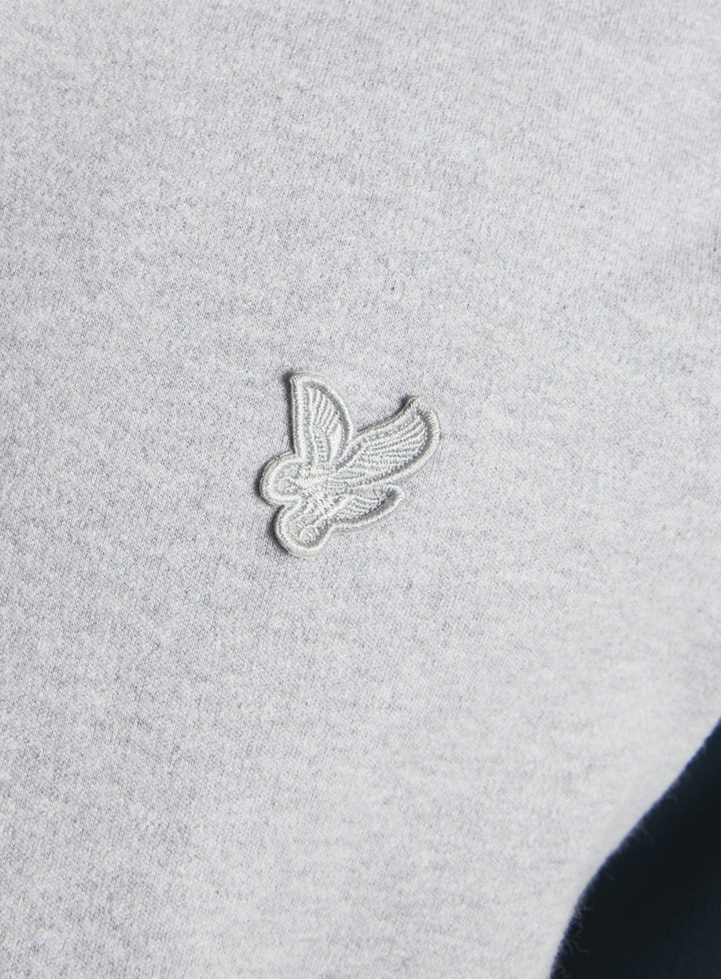 LYLE & SCOTT Heavyweight Contrast Raglan Bomber Carbon