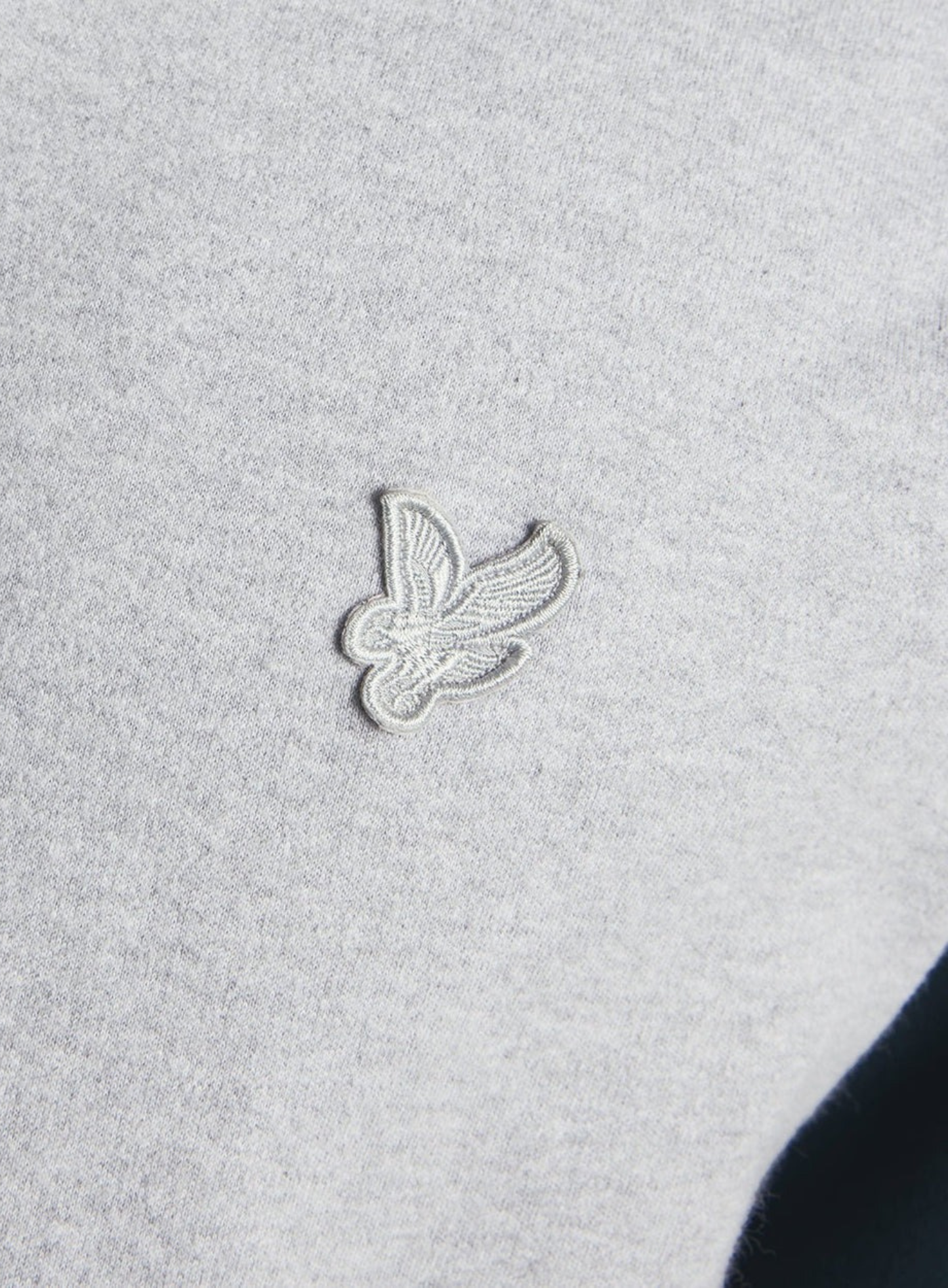 LYLE & SCOTT Heavyweight Contrast Raglan Bomber Carbon