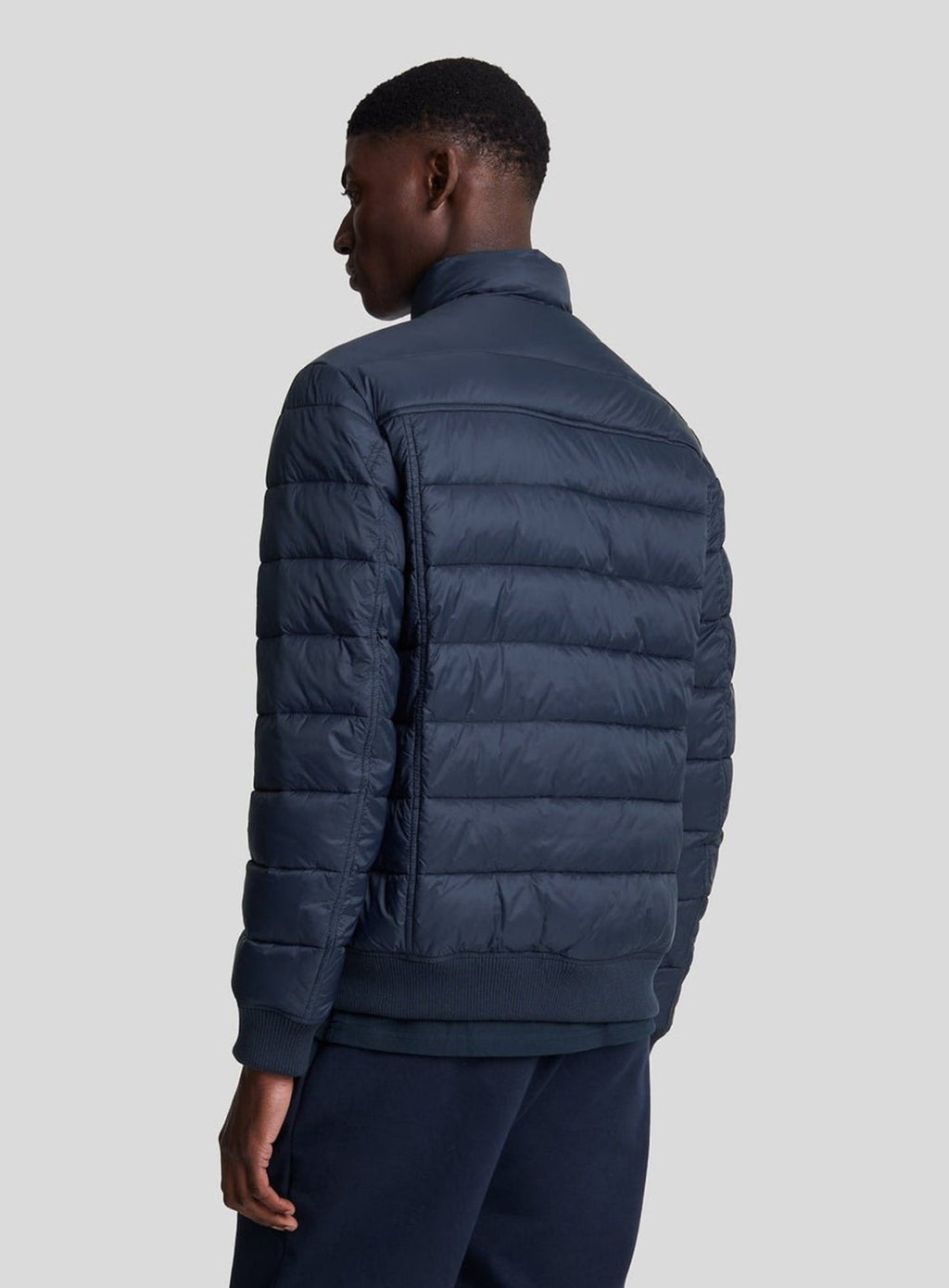 LYLE & SCOTT Funnel Neck Puffer Jacket Dark Navy