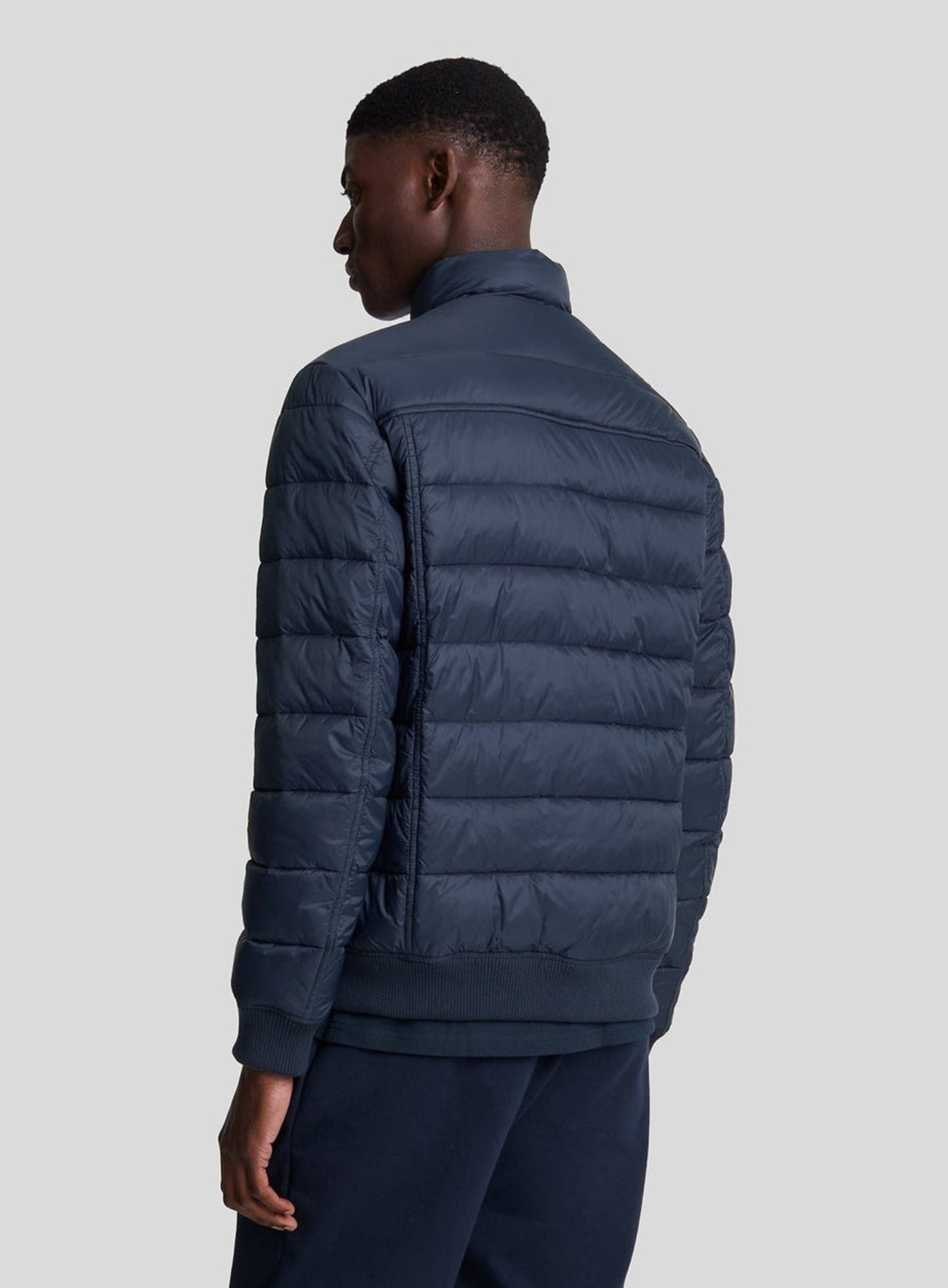 LYLE & SCOTT Funnel Neck Puffer Jacket Dark Navy