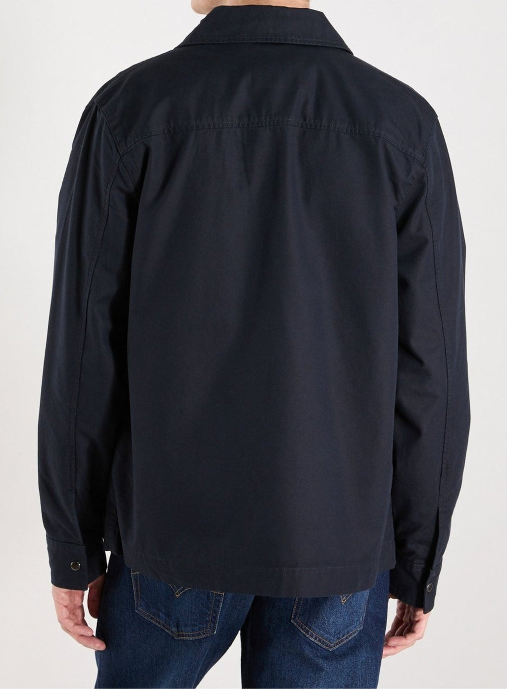 LYLE & SCOTT Classic Collar Overshirt Cotton Blend Lacquer