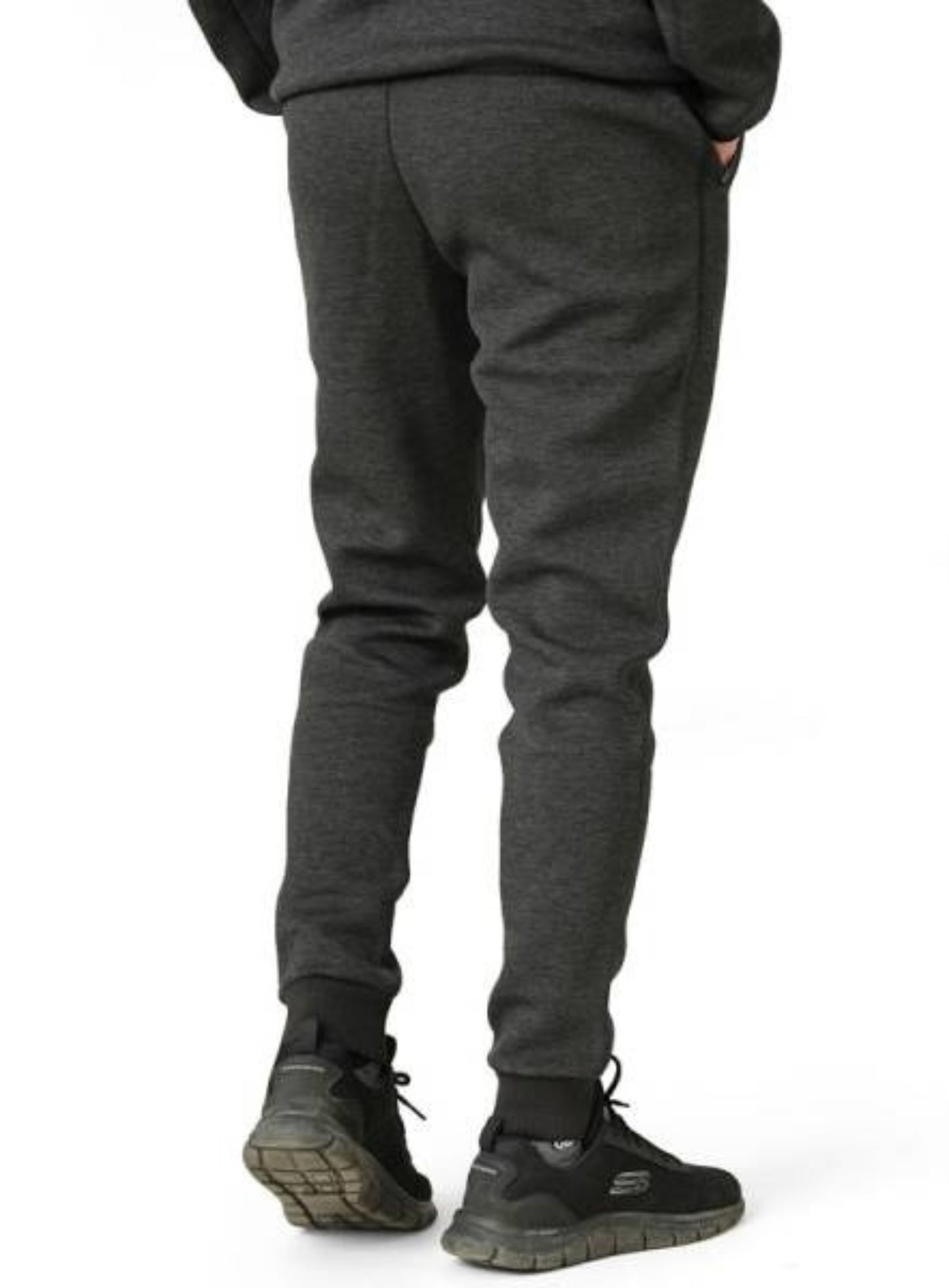 LYLE & SCOTT Sports Neoprene Trackies Track Pants Jet Black