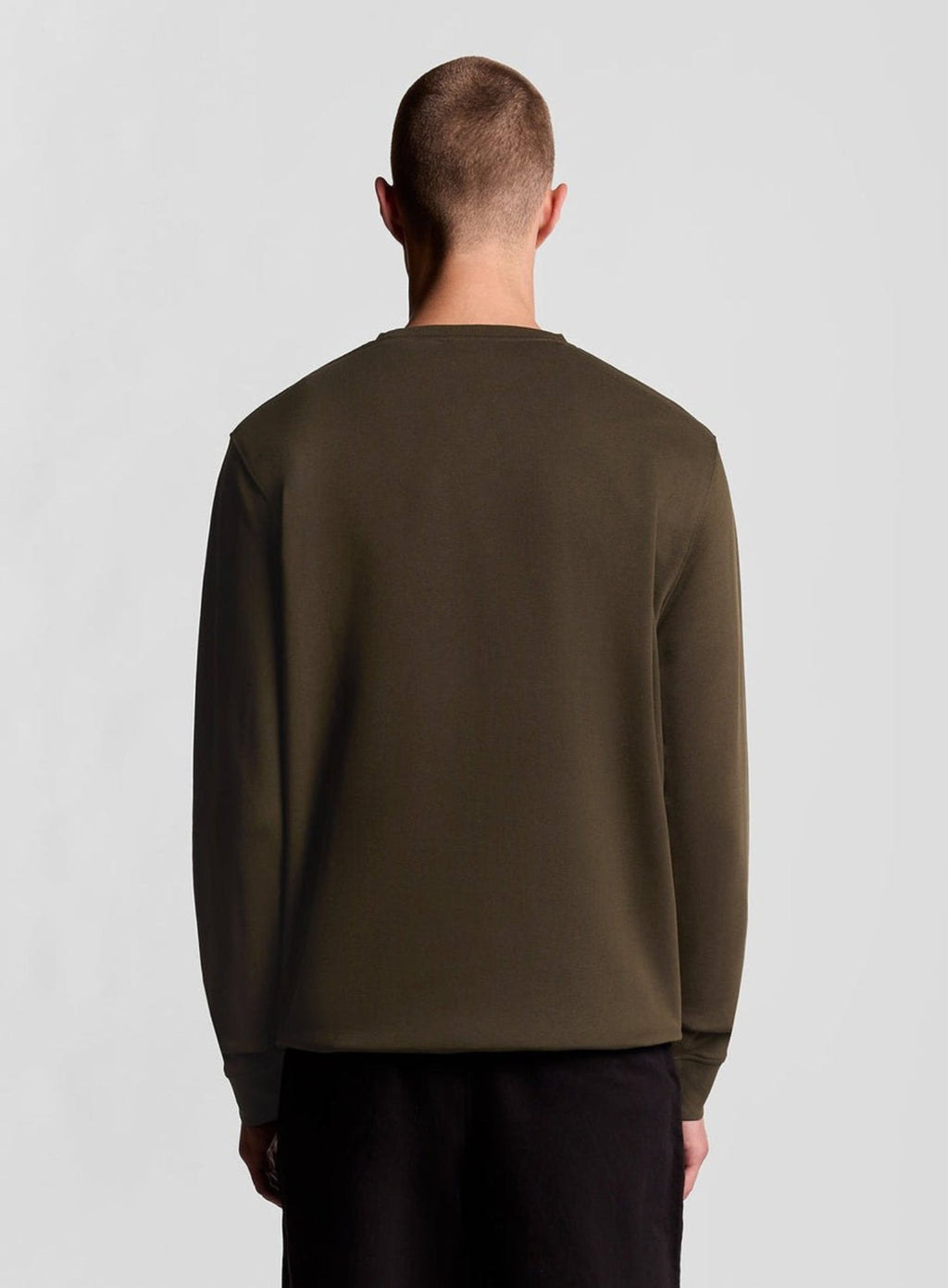 LYLE & SCOTT Crew Neck Sweatshirt Olive