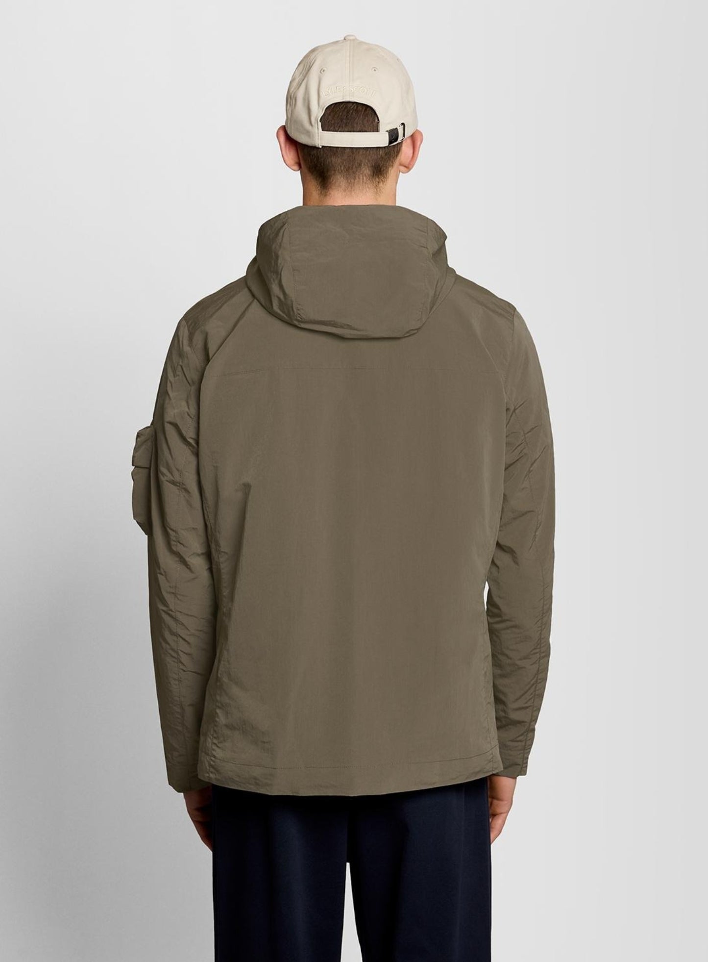 LYLE & SCOTT Lightweight Ripstop Windcheater Khaki Ash