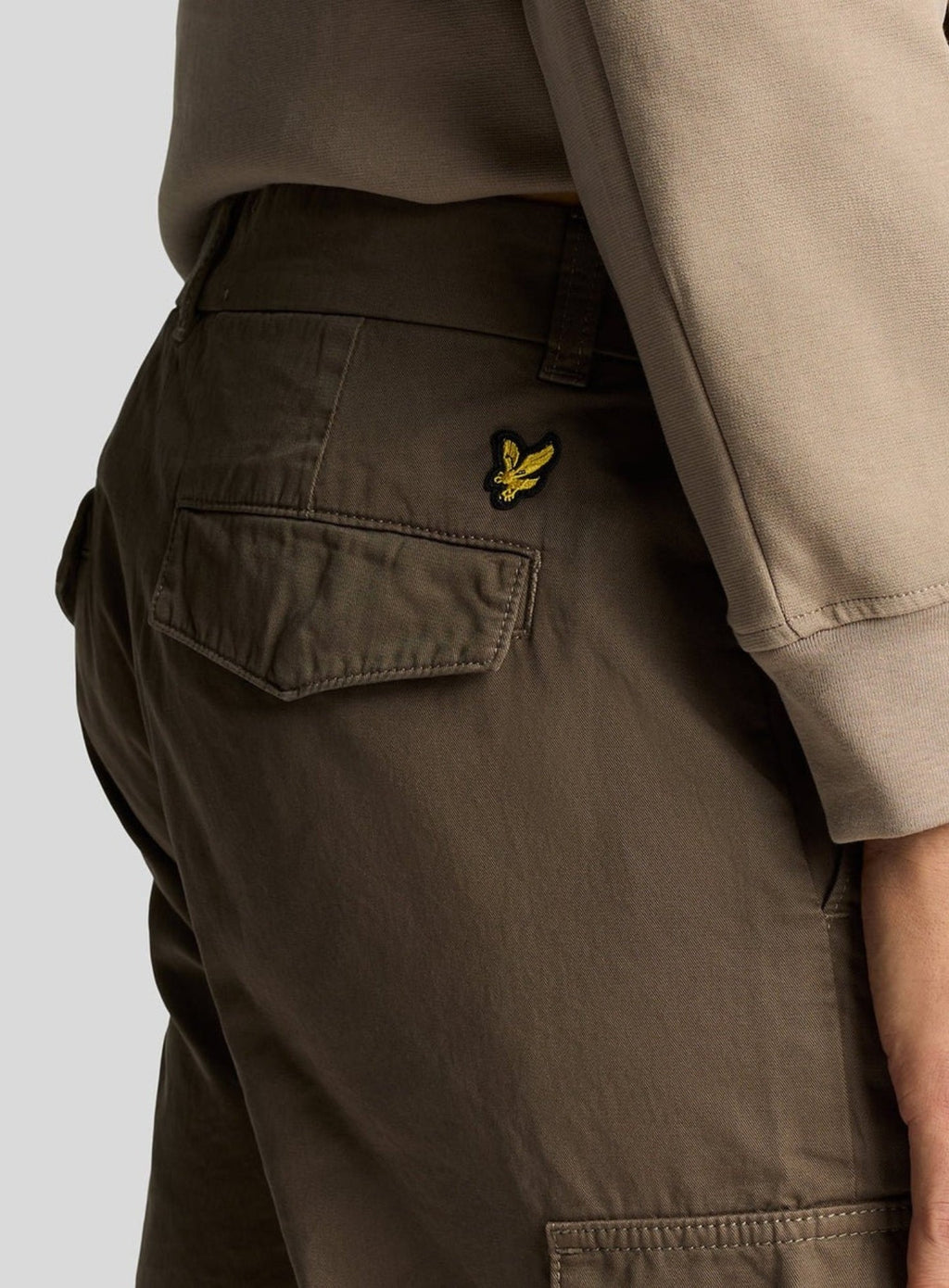 LYLE & SCOTT Cargo Pocket Trouser Khaki Ash