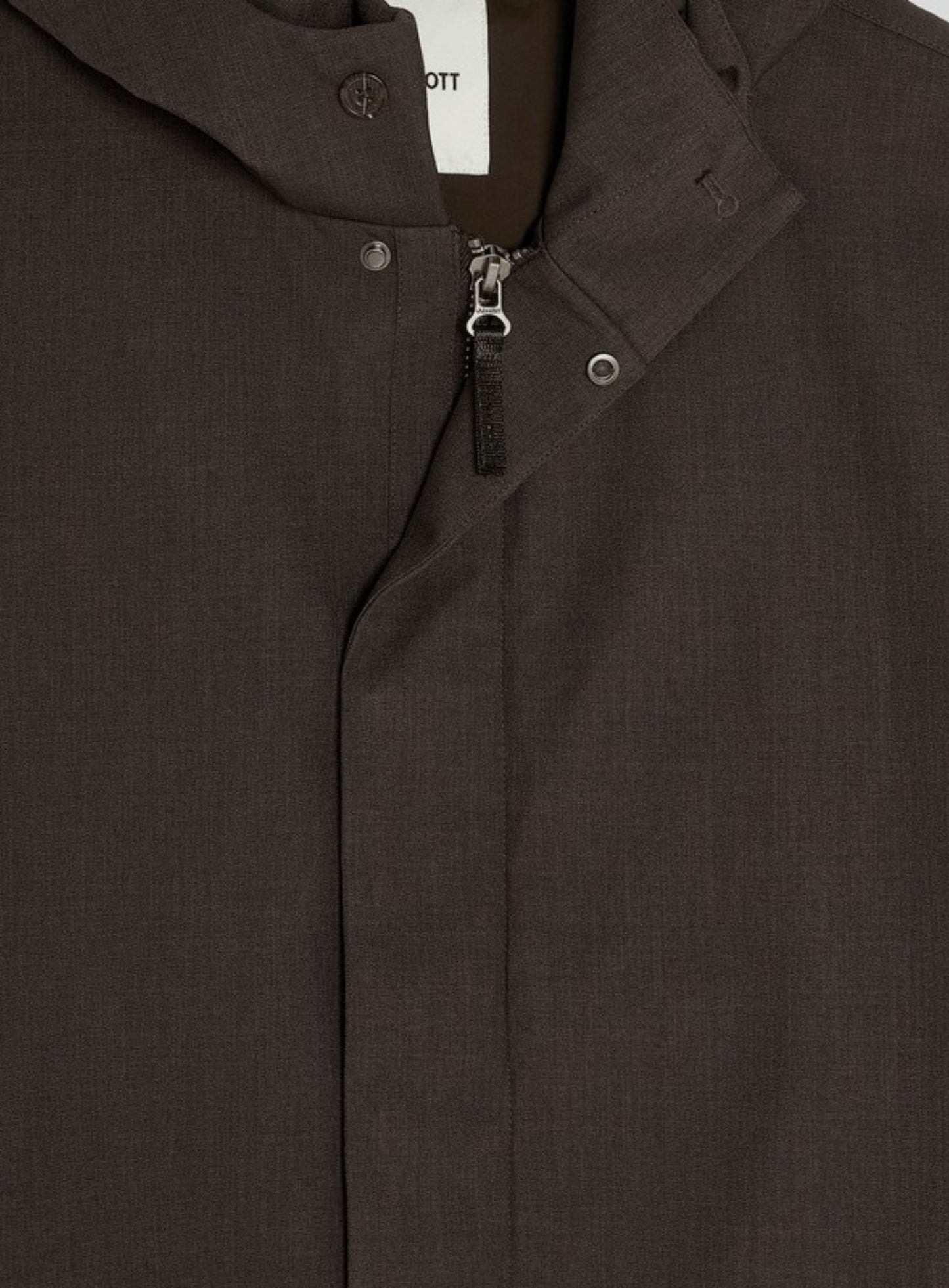 LYLE & SCOTT Waterproof Mac Raincoat Charcoal Marl