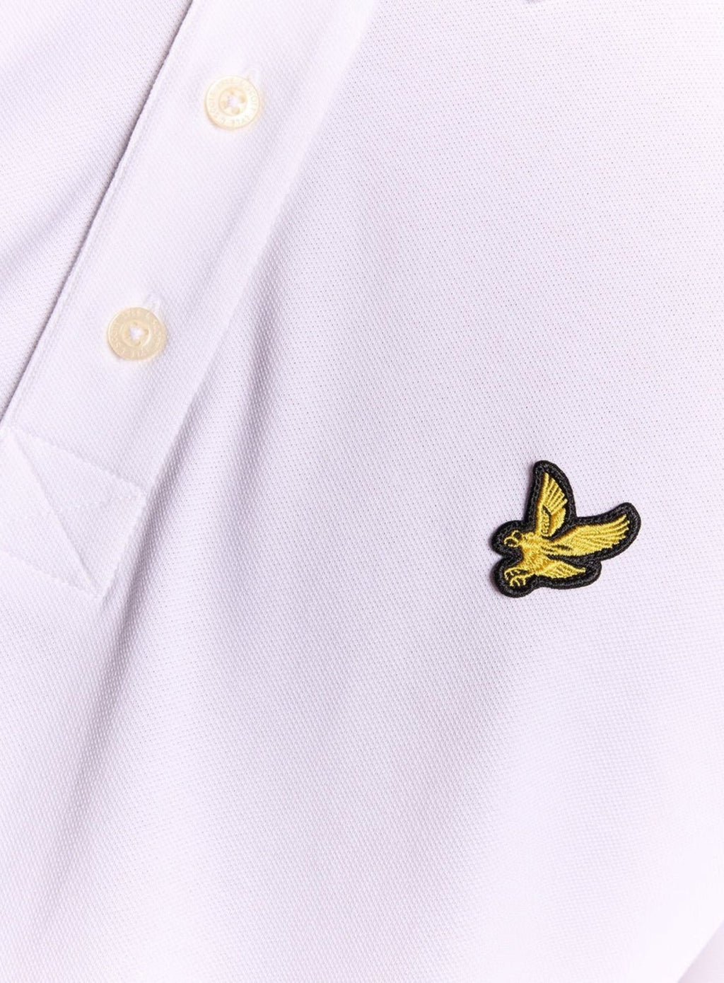 LYLE & SCOTT Plain Polo Shirt White