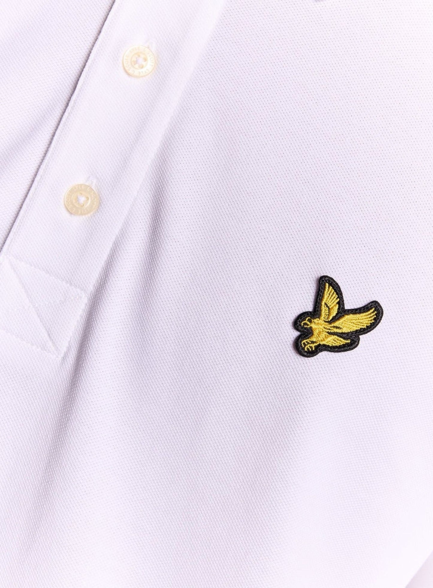 LYLE & SCOTT Plain Polo Shirt White