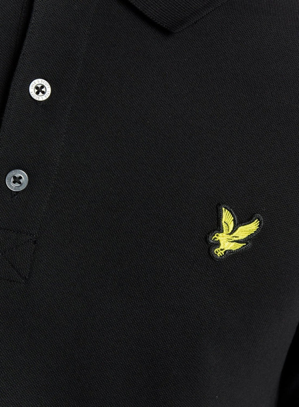 LYLE & SCOTT LS Polo Shirt Jet Black