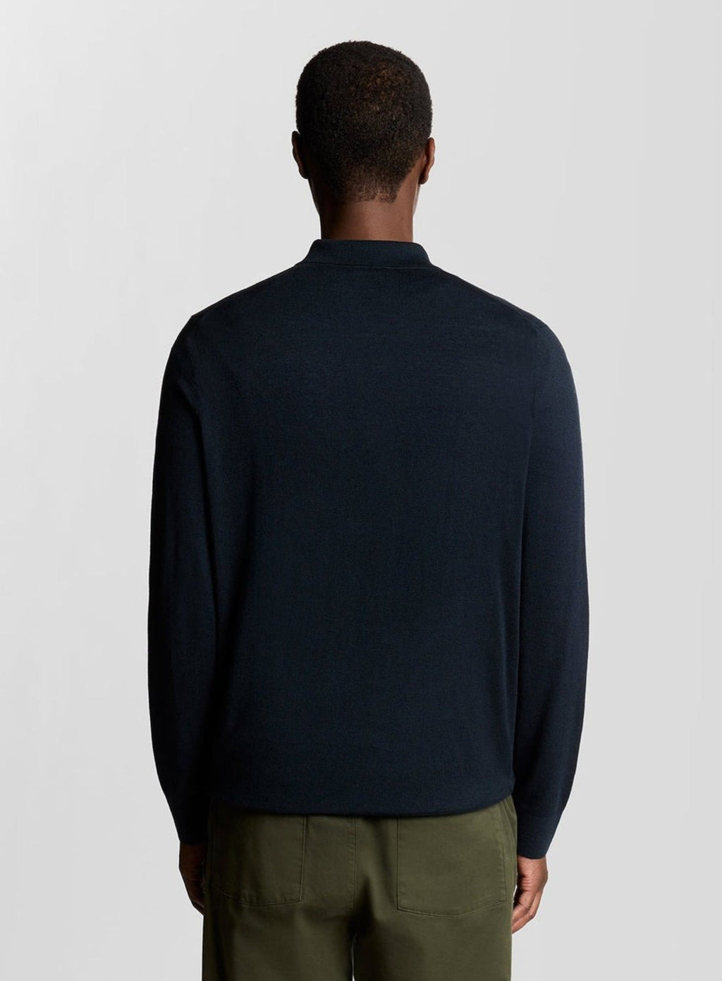 LYLE & SCOTT Cable Knitted Shirt Carbon