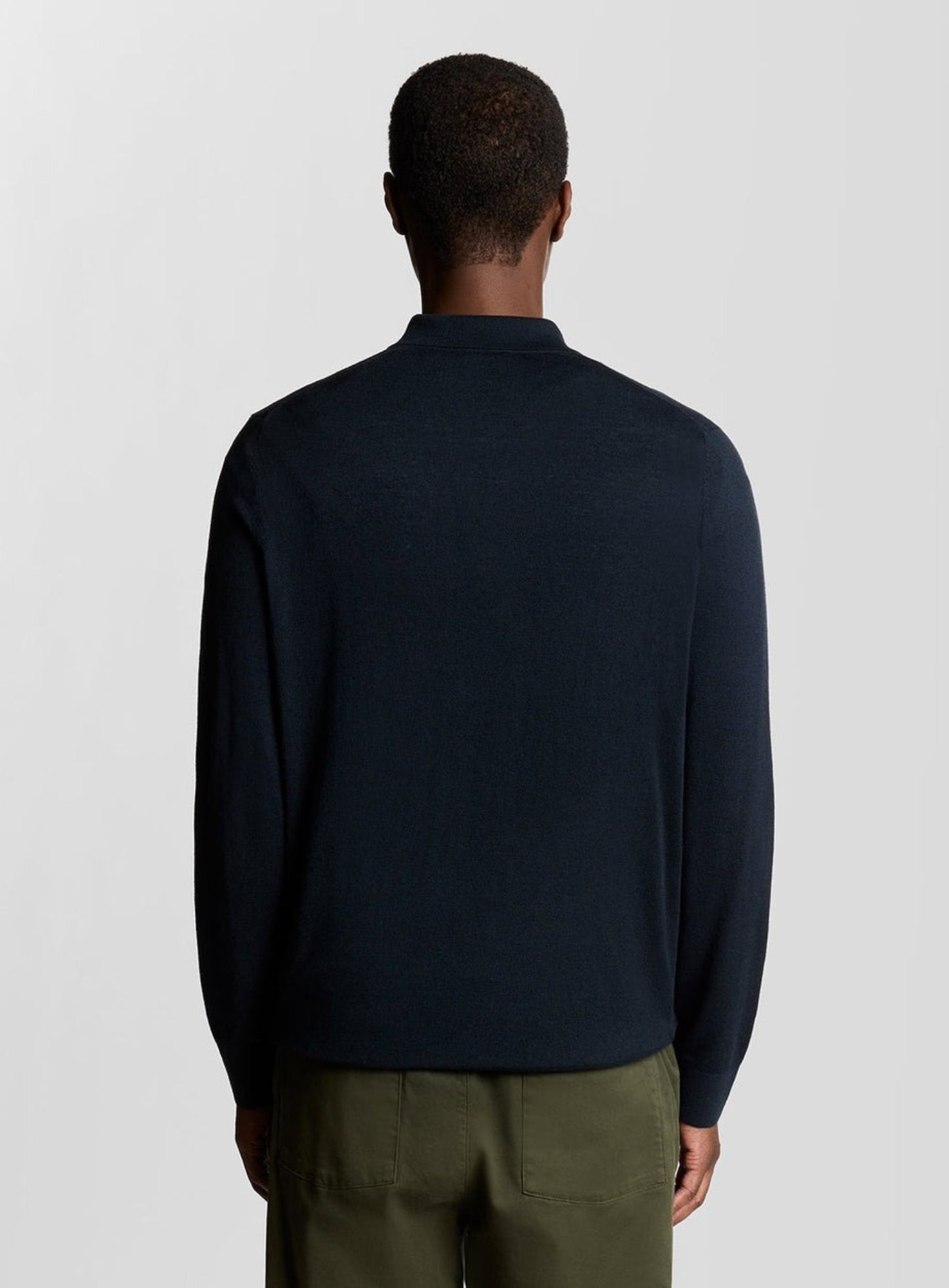 LYLE & SCOTT Cable Knitted Shirt Carbon