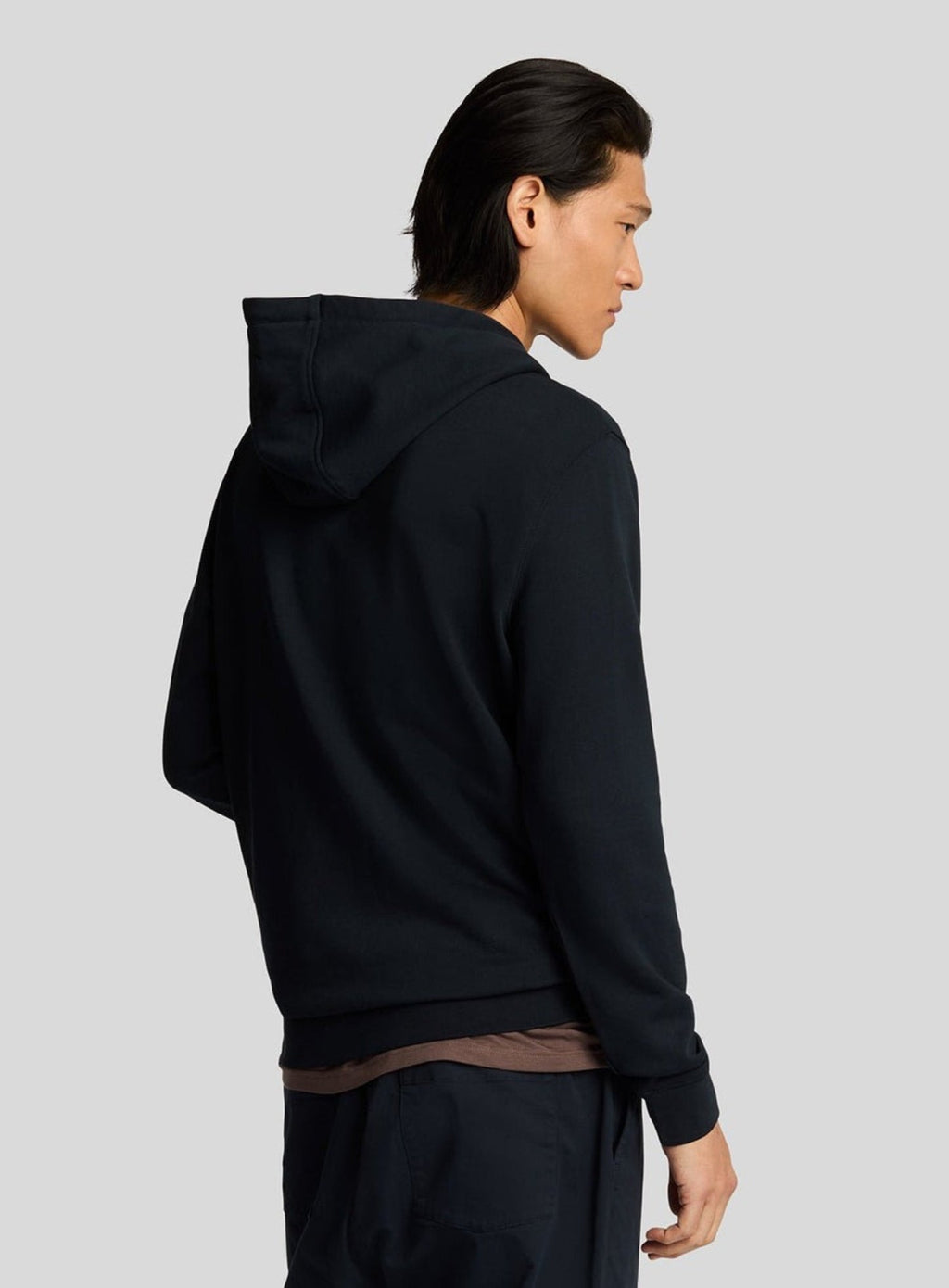 LYLE & SCOTT Superfine Cotton Loopback Hoodie Dark Navy