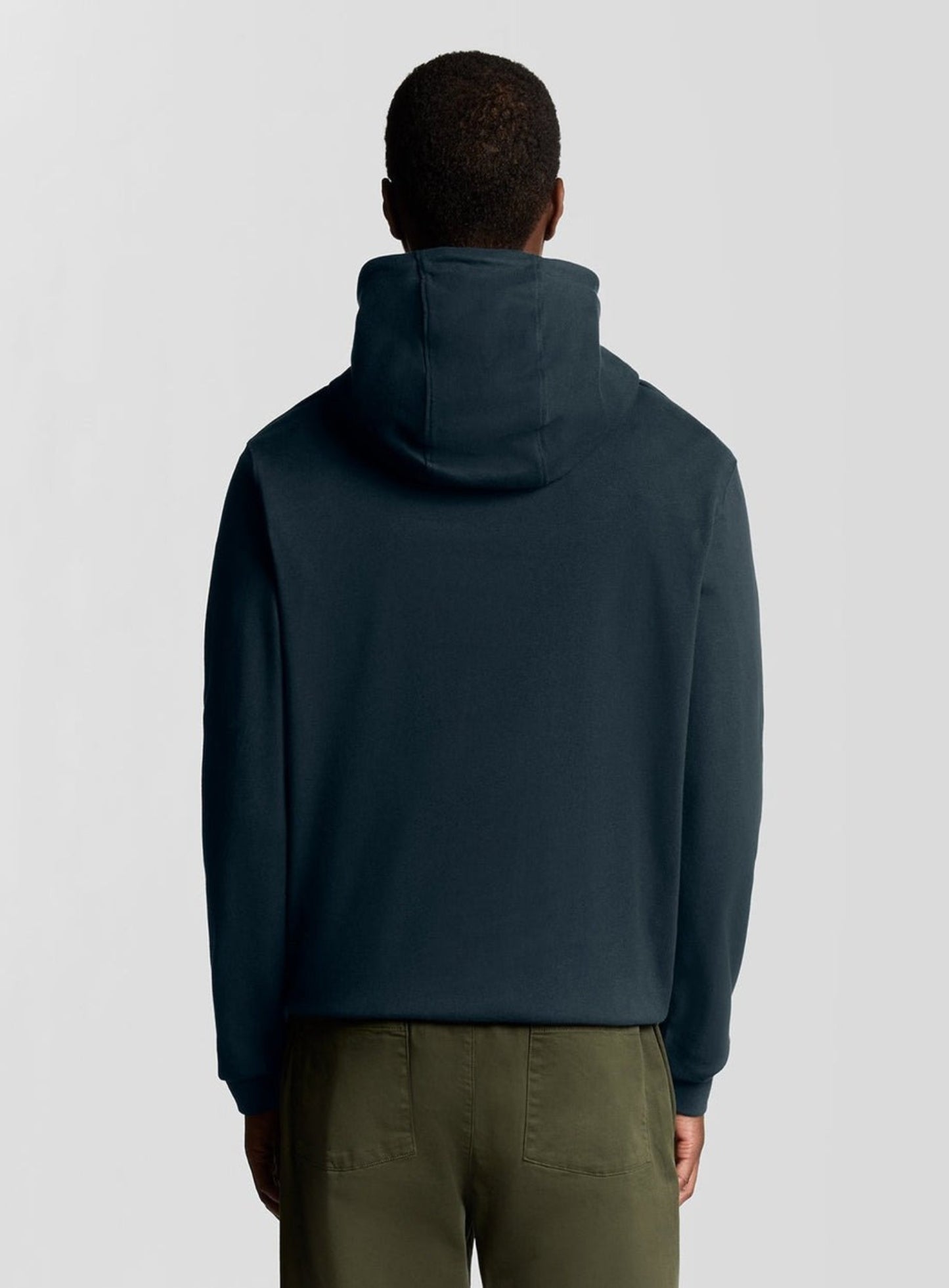 LYLE & SCOTT Interlock Pullover Hoodie Carbon