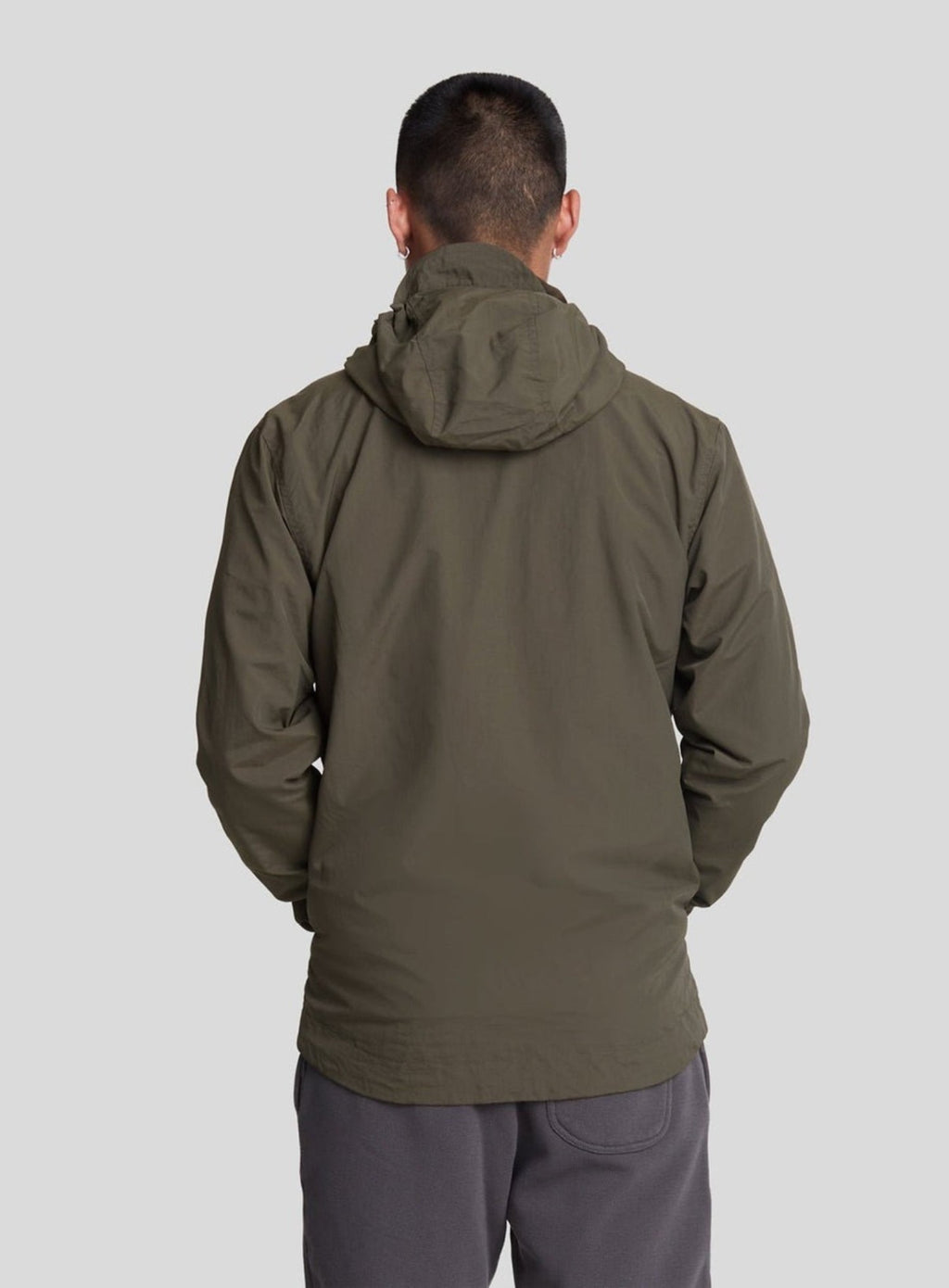LYLE & SCOTT Water Resistant Hooded Jacket Olive