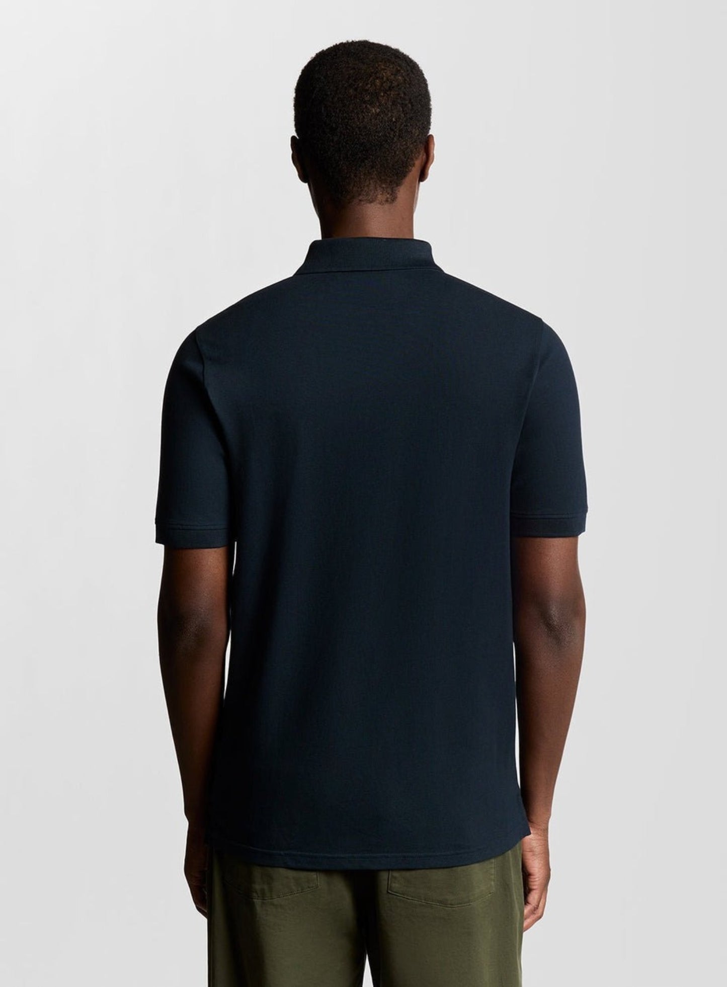 LYLE & SCOTT Interlock Polo Shirt Carbon