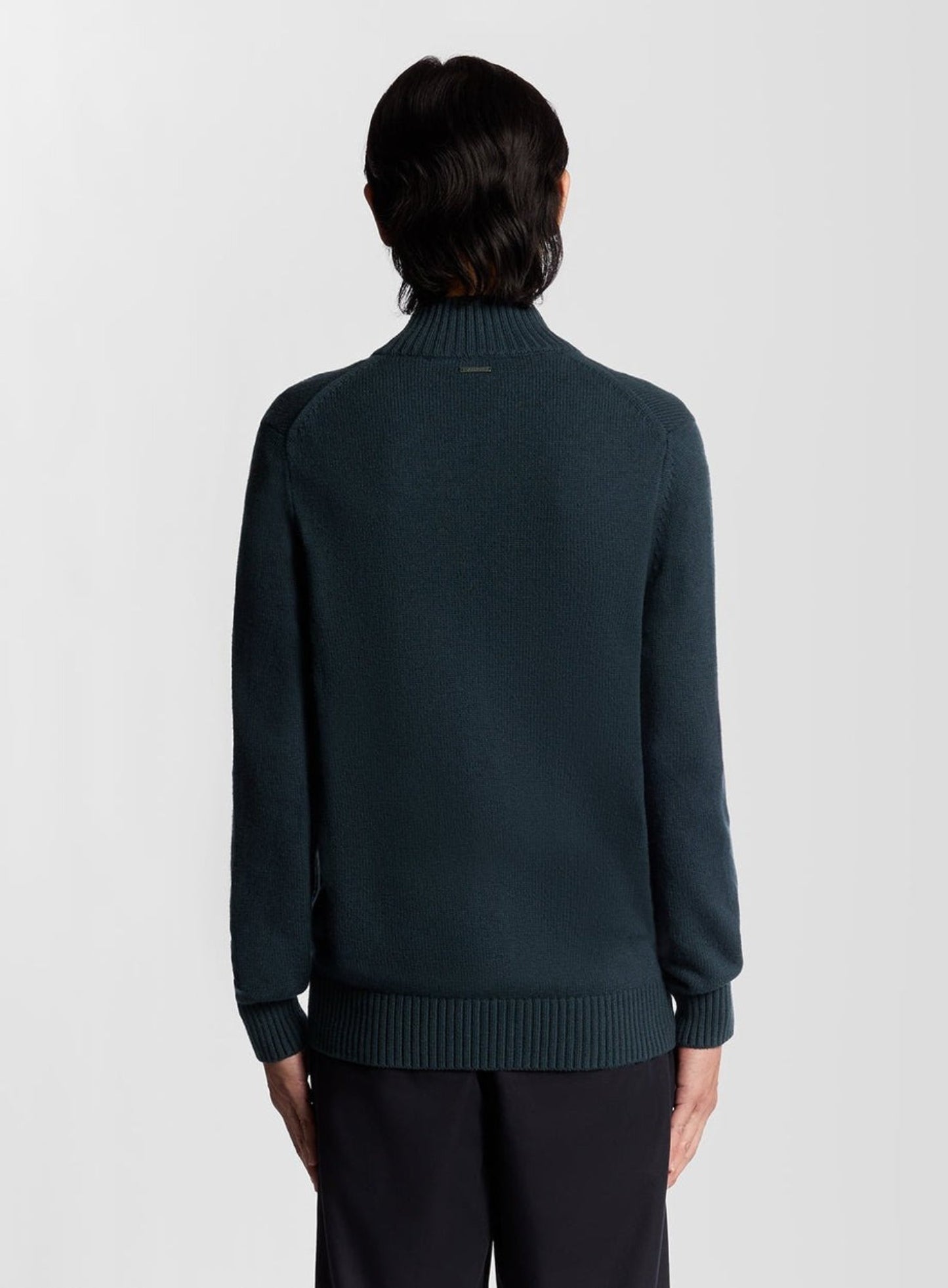 LYLE & SCOTT Military Cardigan Carbon Grey