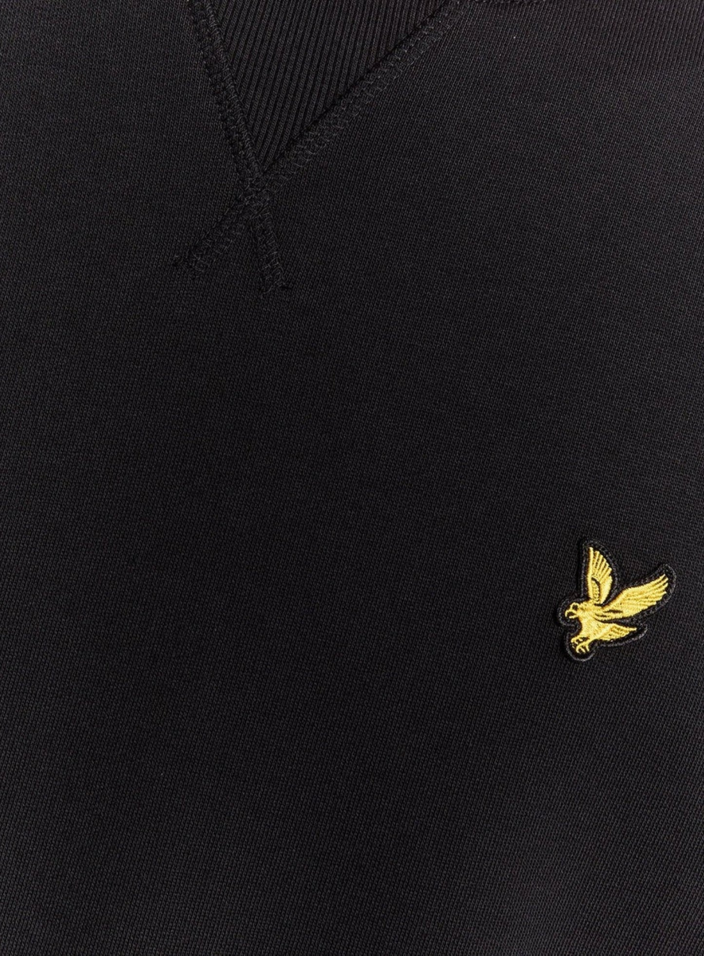 LYLE & SCOTT Cotton Crew Neck Sweatshirt Jet Black