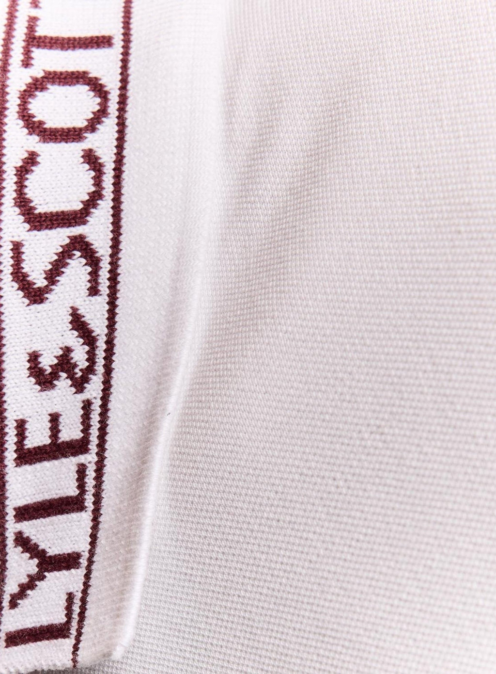 LYLE & SCOTT Collar Logo Ribbed Polo Shirt White Port