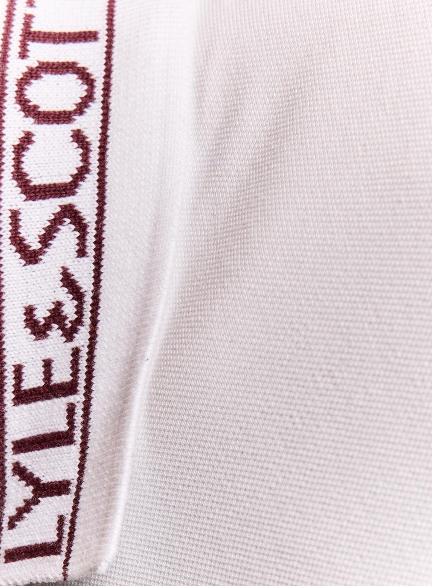 LYLE & SCOTT Collar Logo Ribbed Polo Shirt White Port